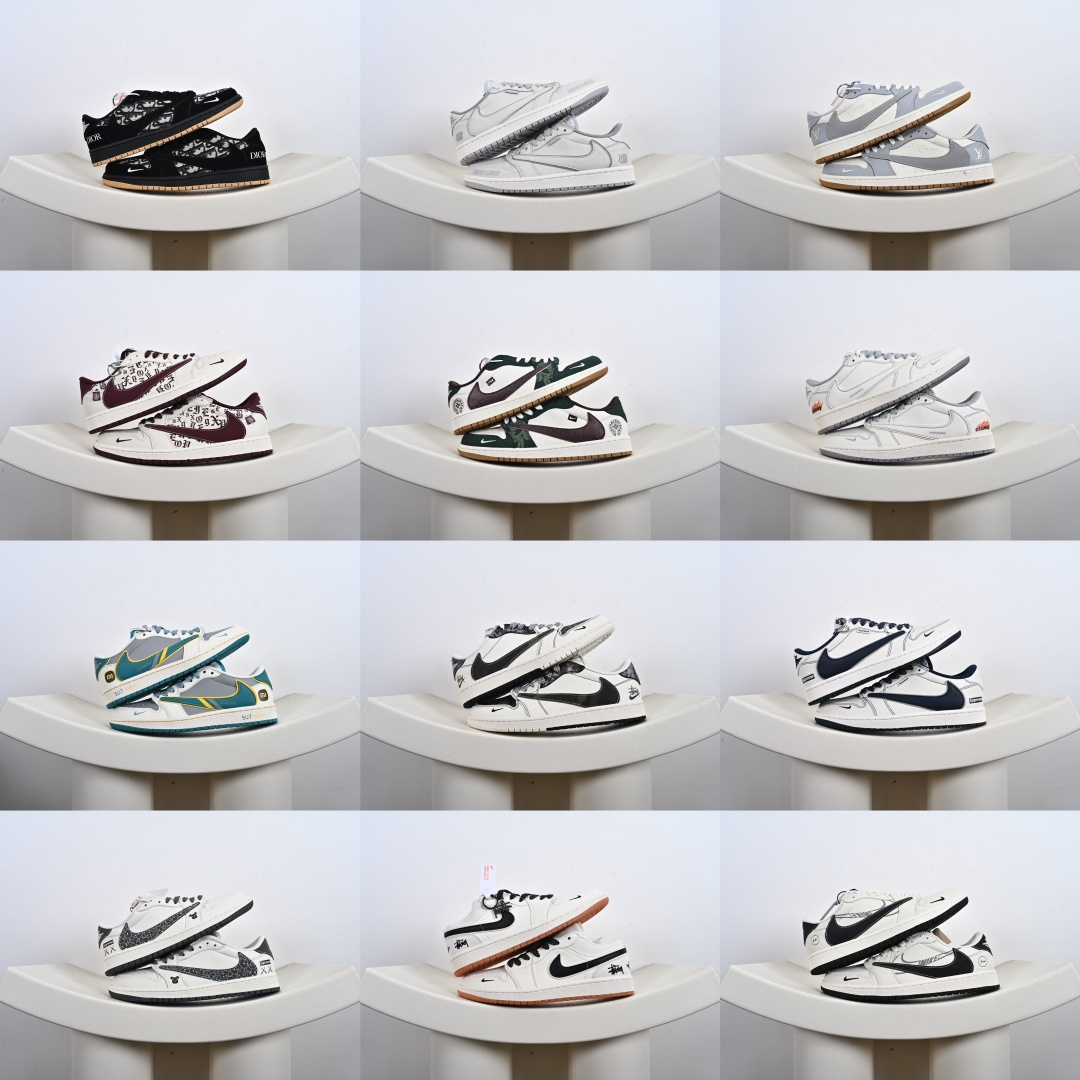 260 Travis Scott x Fragment Design x Air Jordan 1 Low OG SP AJ1 乔1 低帮文化休闲板鞋 XX3168-167