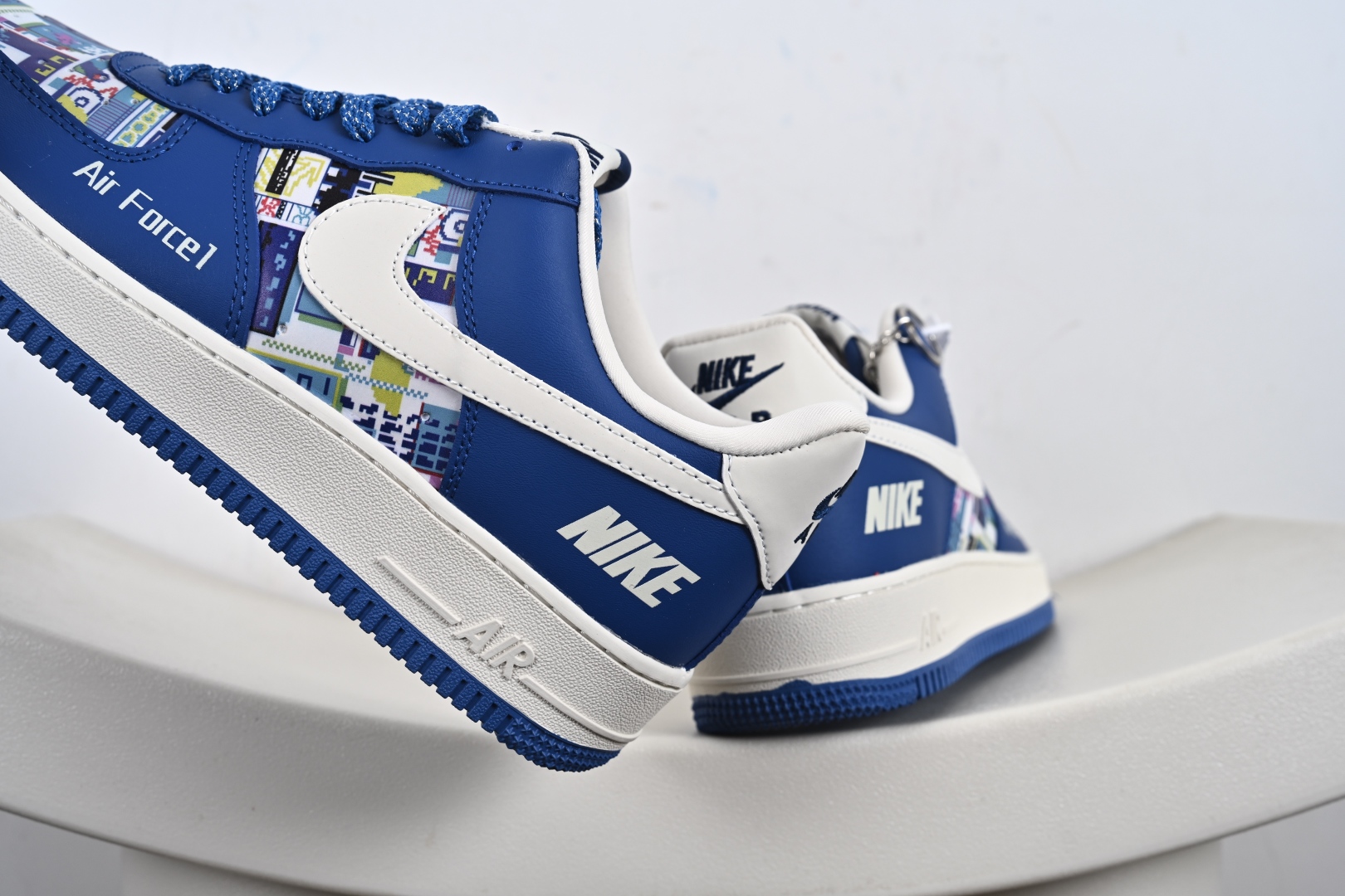 Nike Air Force 1 '07 Low “MLB联名——米蓝线反光”空军一号 低帮 运动鞋 休闲鞋 KJ1688-010
