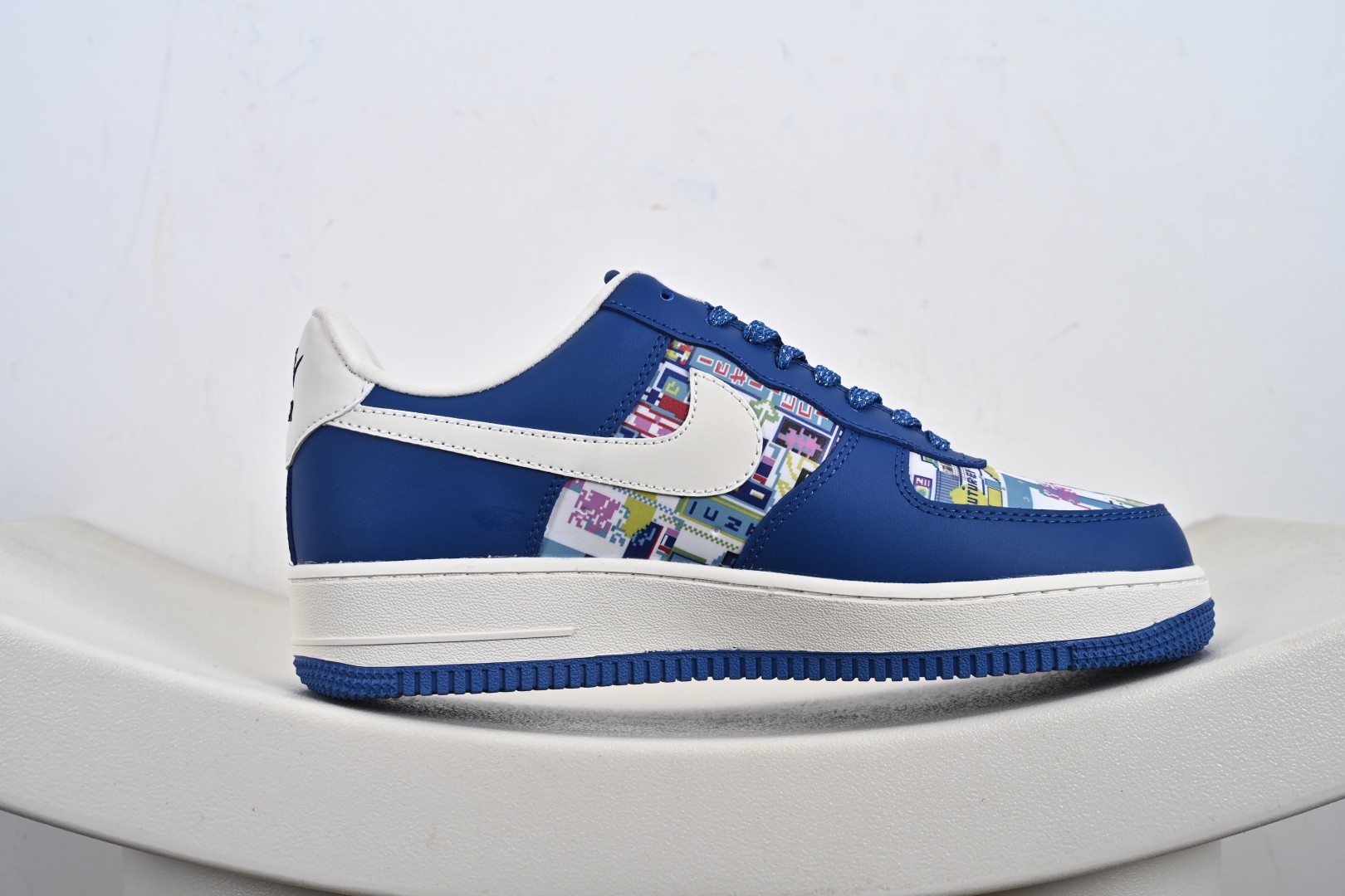 Nike Air Force 1 '07 Low “MLB联名——米蓝线反光”空军一号 低帮 运动鞋 休闲鞋 KJ1688-010