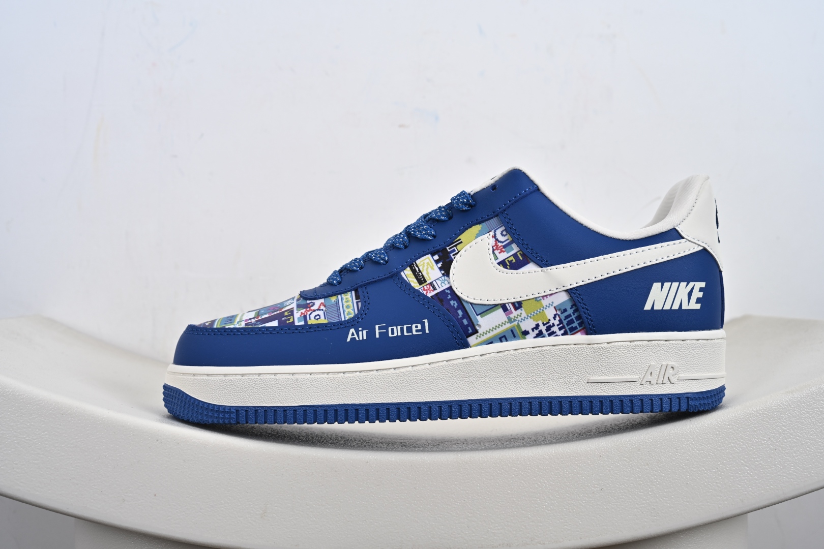 Nike Air Force 1 '07 Low “MLB联名——米蓝线反光”空军一号 低帮 运动鞋 休闲鞋 KJ1688-010