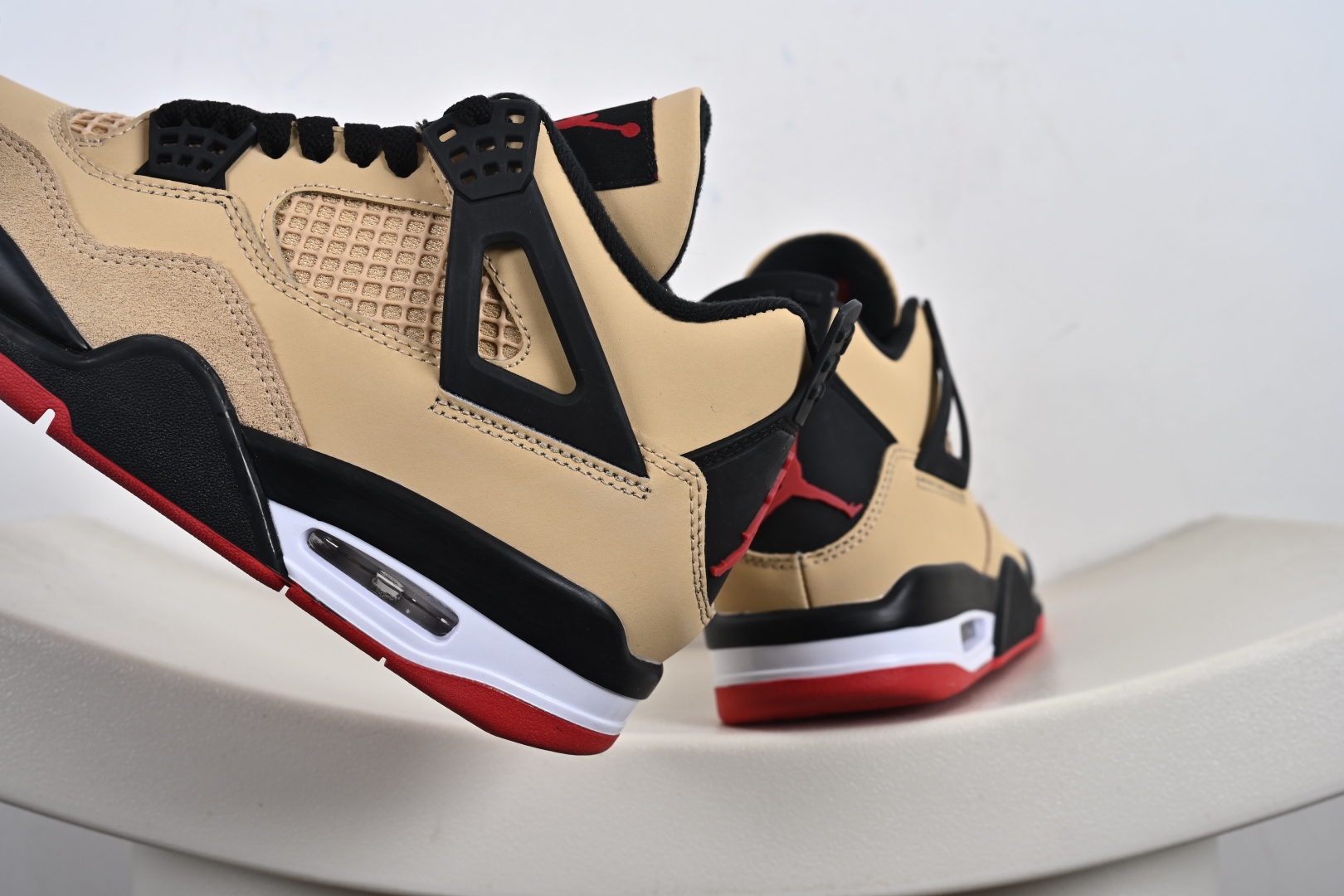 Air Jordan 4 Retro 沙漠黄黑红 迈克尔·乔丹AJ4代中帮复古休闲运动文化篮球鞋 IH2094-200
