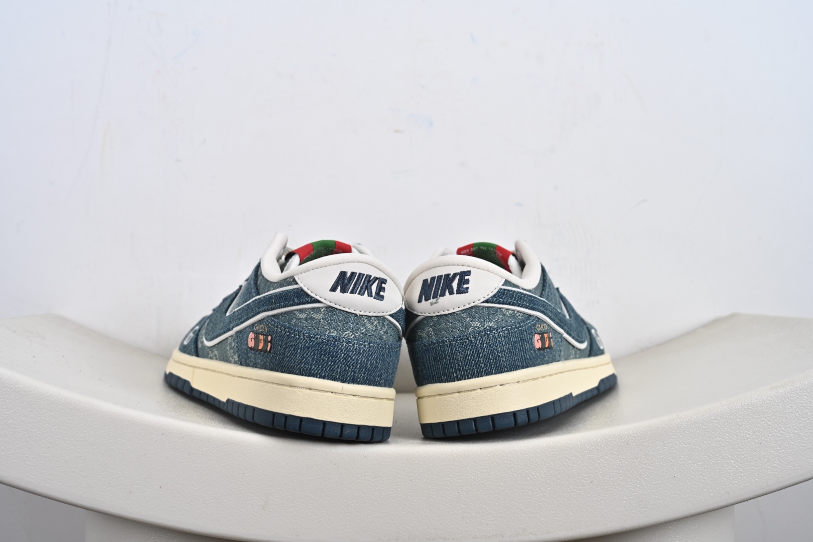 Nike SB Dunk Low 古驰联名 青蓝牛仔 周年高端定制 低帮休闲板鞋 SC0601-454