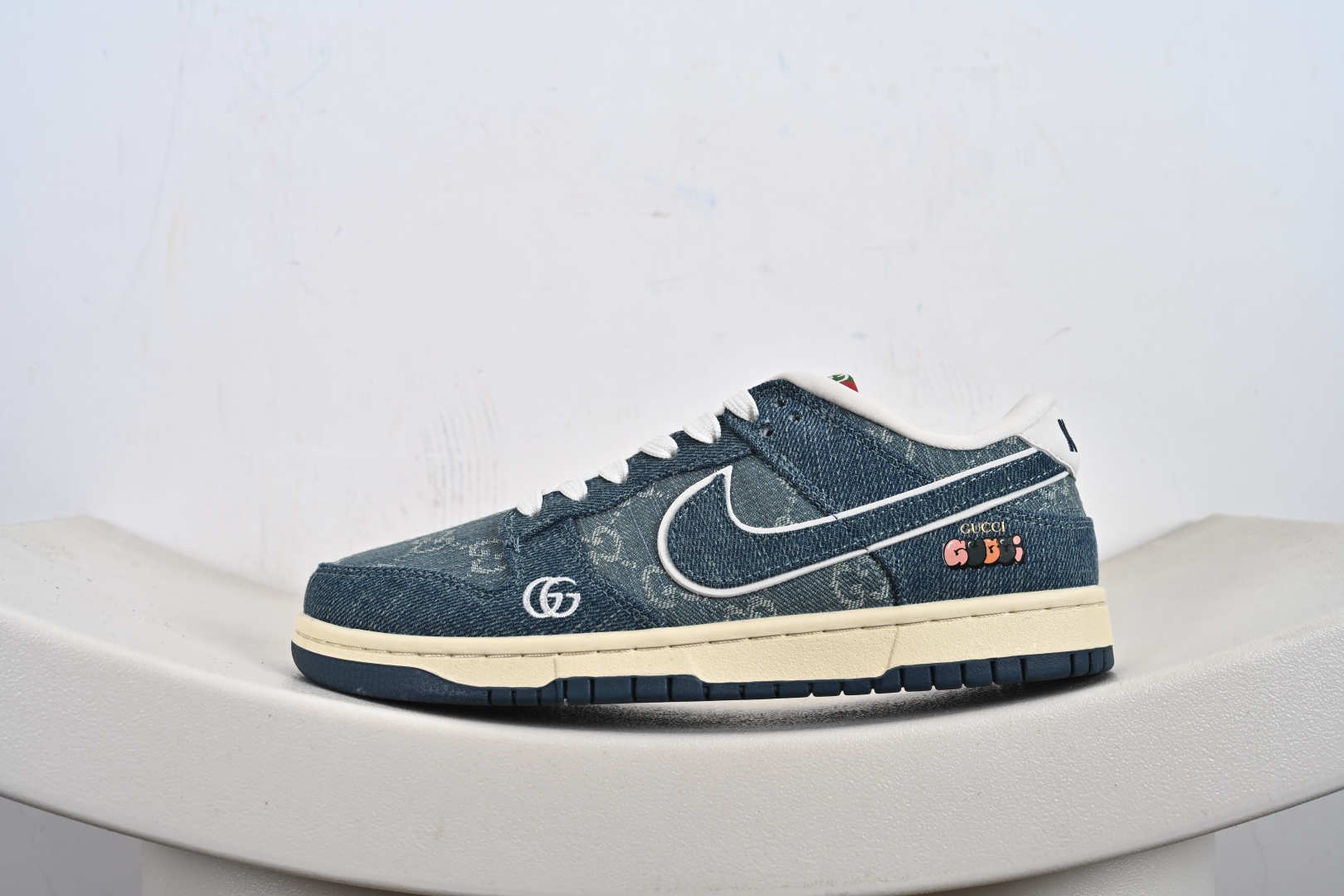 Nike SB Dunk Low 古驰联名 青蓝牛仔 周年高端定制 低帮休闲板鞋 SC0601-454
