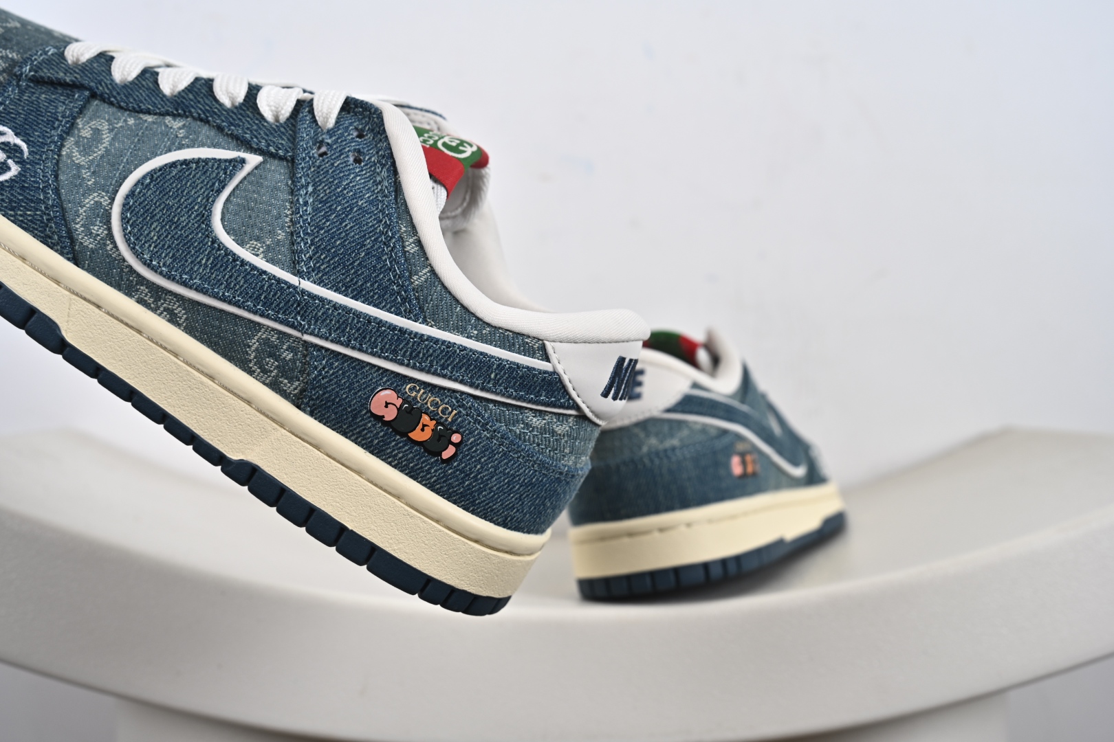 Nike SB Dunk Low 古驰联名 青蓝牛仔 周年高端定制 低帮休闲板鞋 SC0601-454