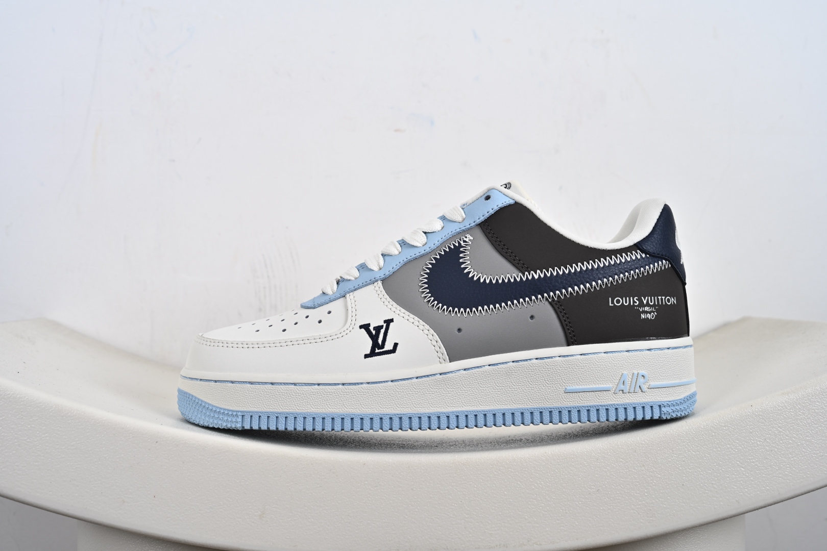 定制版 Nike Air Force 1'07 Low LV联名 彩色拼接 空军一号低帮休闲板鞋 SC0601-560