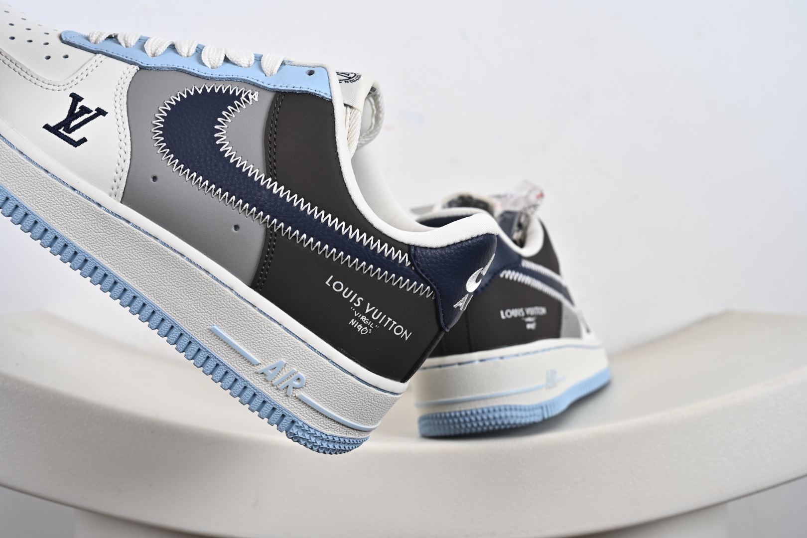 定制版 Nike Air Force 1'07 Low LV联名 彩色拼接 空军一号低帮休闲板鞋 SC0601-560