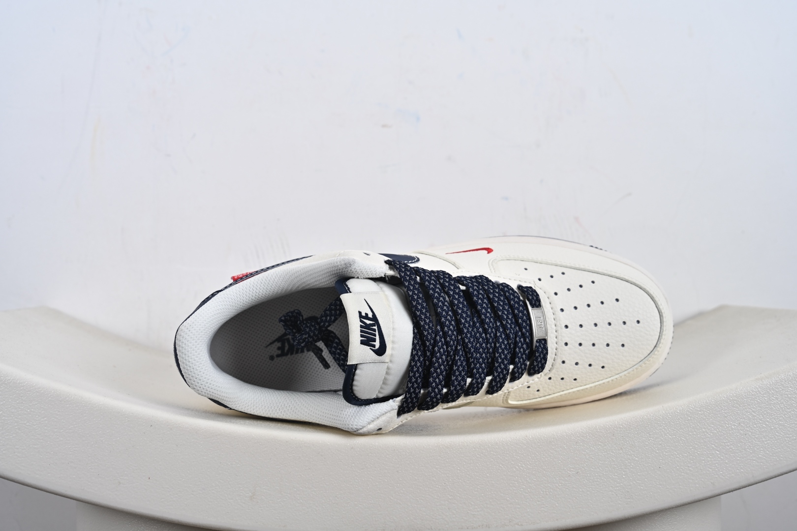 定制版 Nike Air Force 1'07 Low Supreme联名 米蓝勾 空军一号低帮休闲板鞋 HH7518-071
