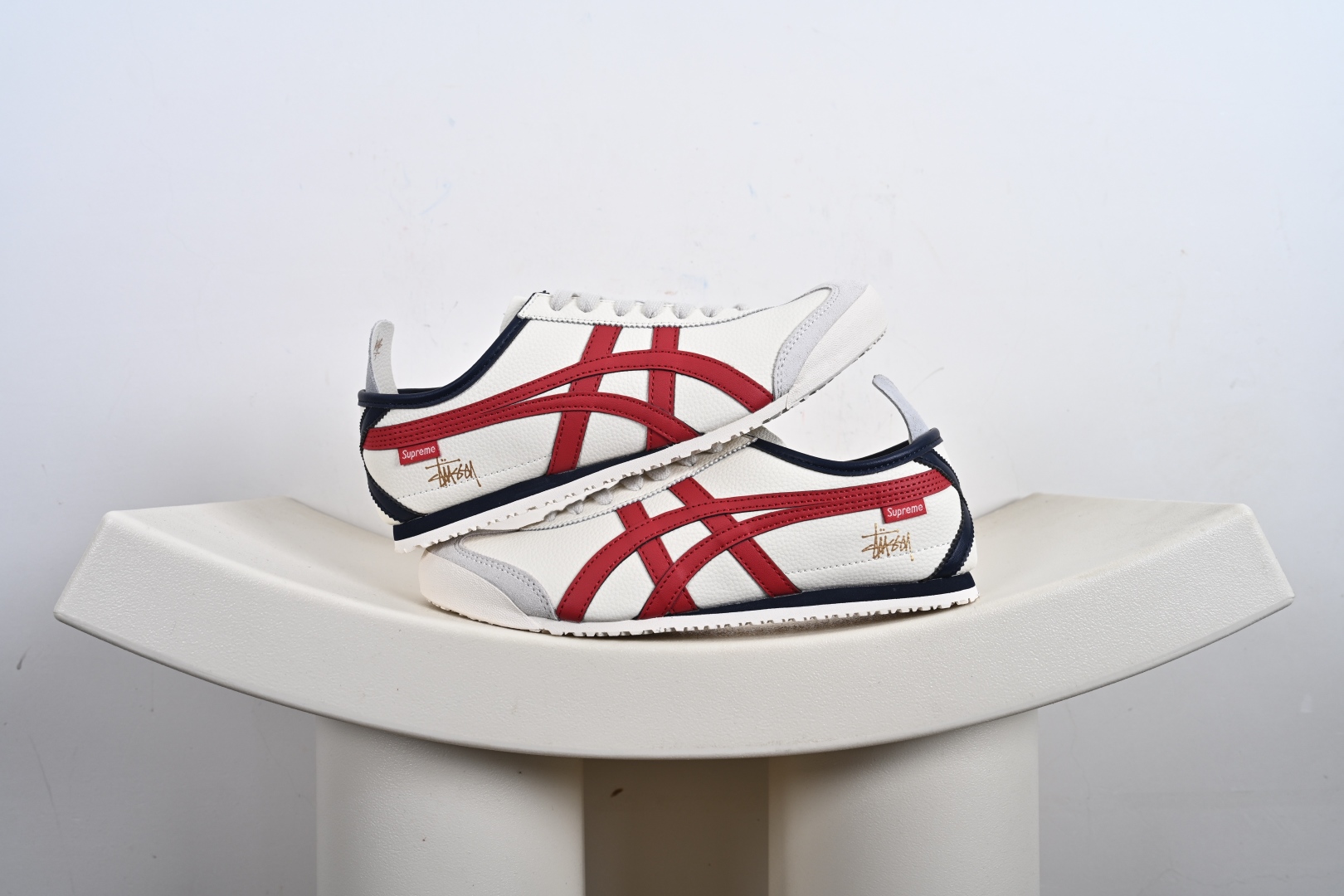 Onitsuka Tiger鬼塚虎 MEXICO 66 ‘DIY’定制球鞋系列 防滑耐磨透气轻便 低帮休闲鞋 DL408-136