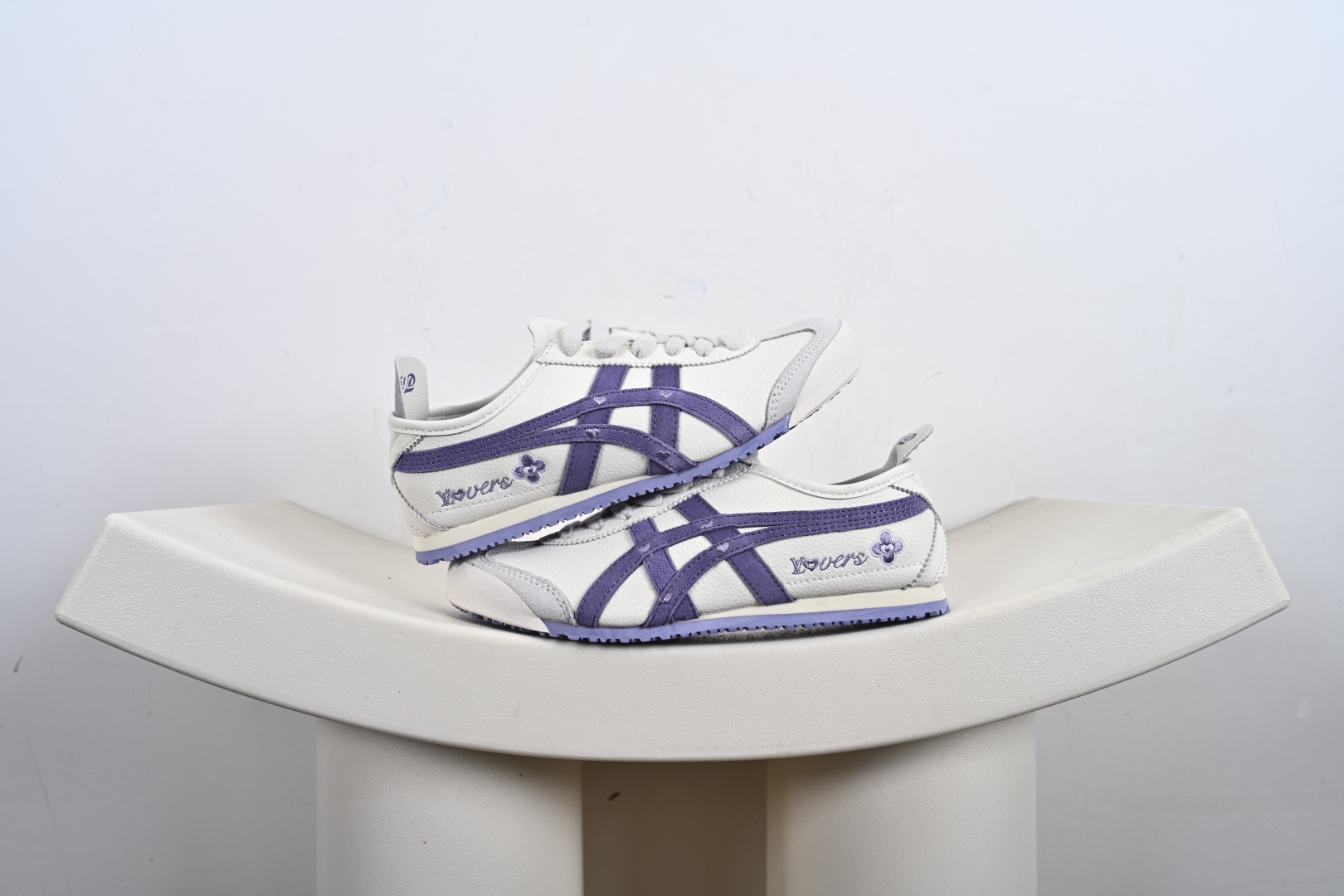 Onitsuka Tiger鬼塚虎 MEXICO 66 ‘DIY’定制球鞋系列 防滑耐磨透气轻便 低帮休闲鞋 DL408-136