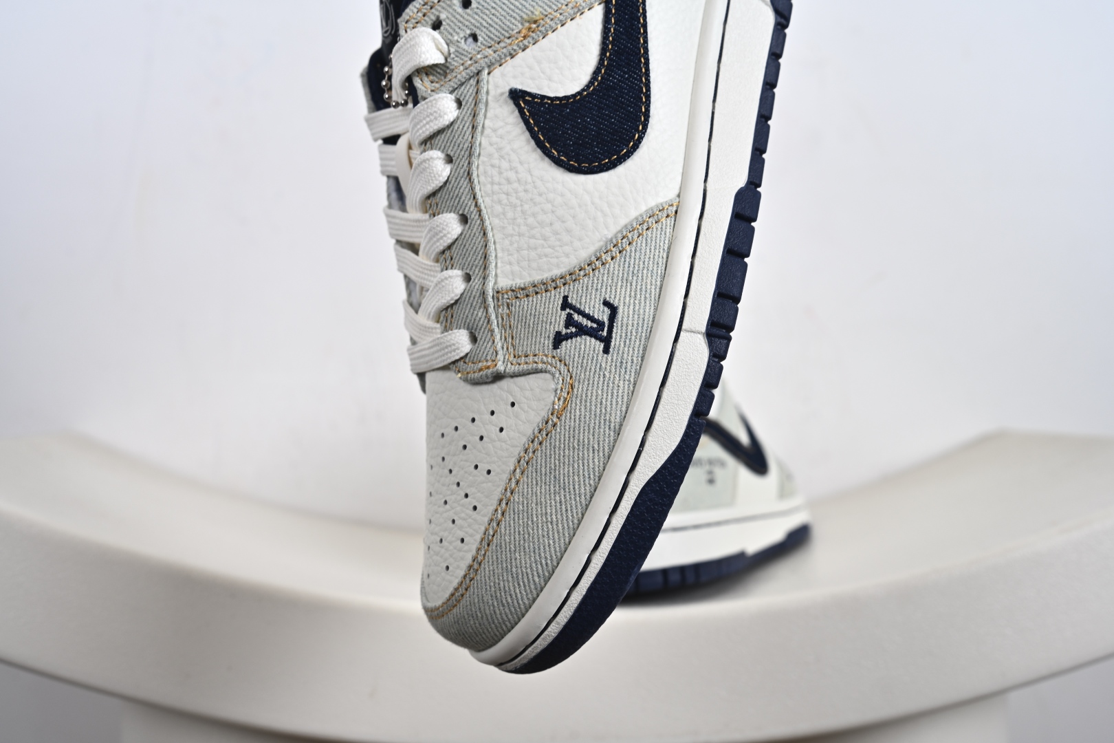 定制版 Nike SB Dunk Low LV联名 青蓝牛仔 高端定制 低帮休闲板鞋 SC0601-450