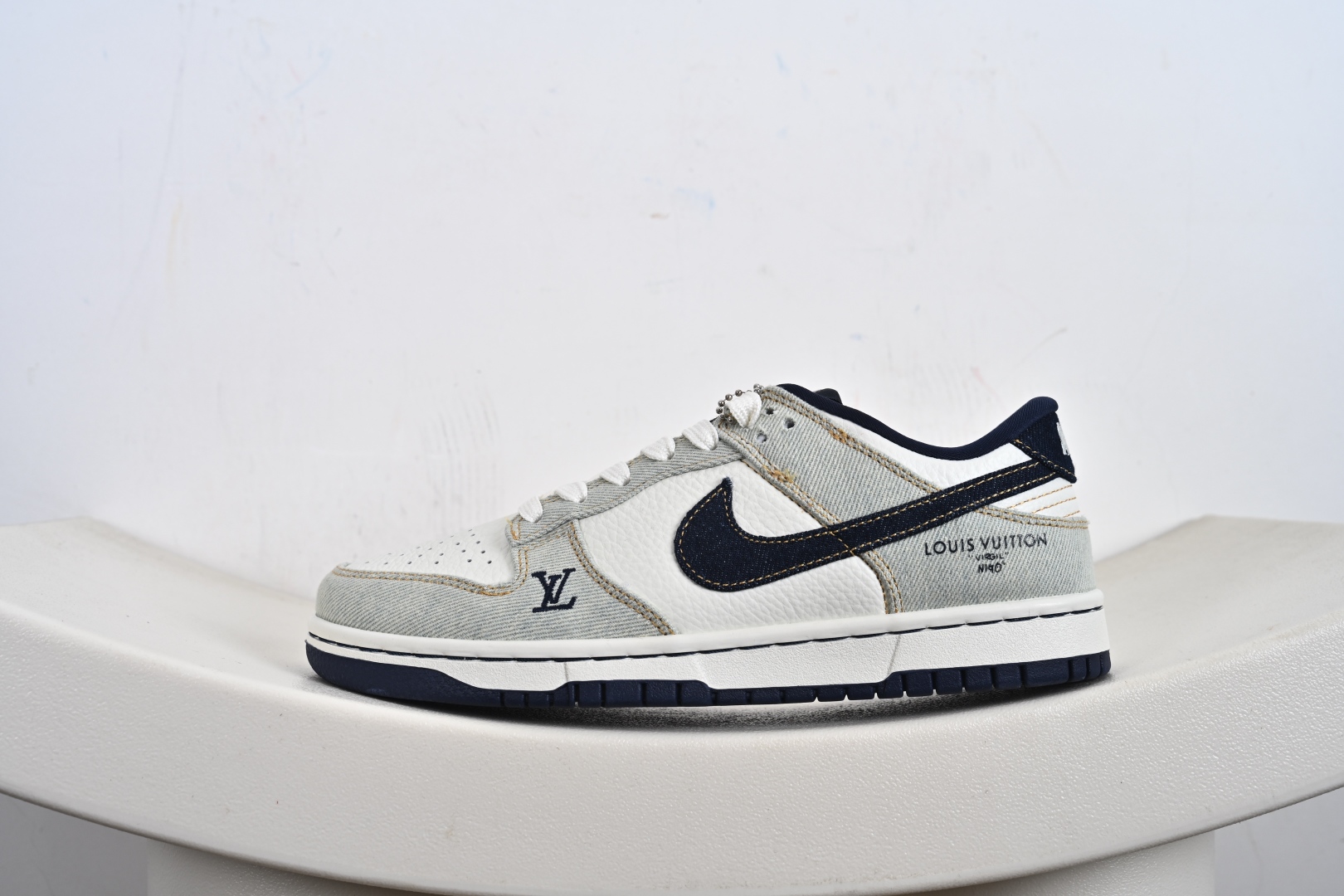 定制版 Nike SB Dunk Low LV联名 青蓝牛仔 高端定制 低帮休闲板鞋 SC0601-450