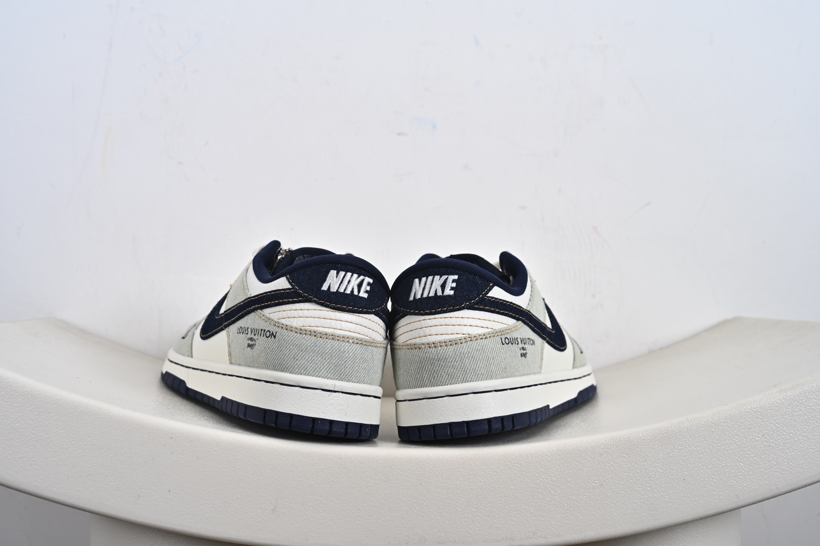 定制版 Nike SB Dunk Low LV联名 青蓝牛仔 高端定制 低帮休闲板鞋 SC0601-450