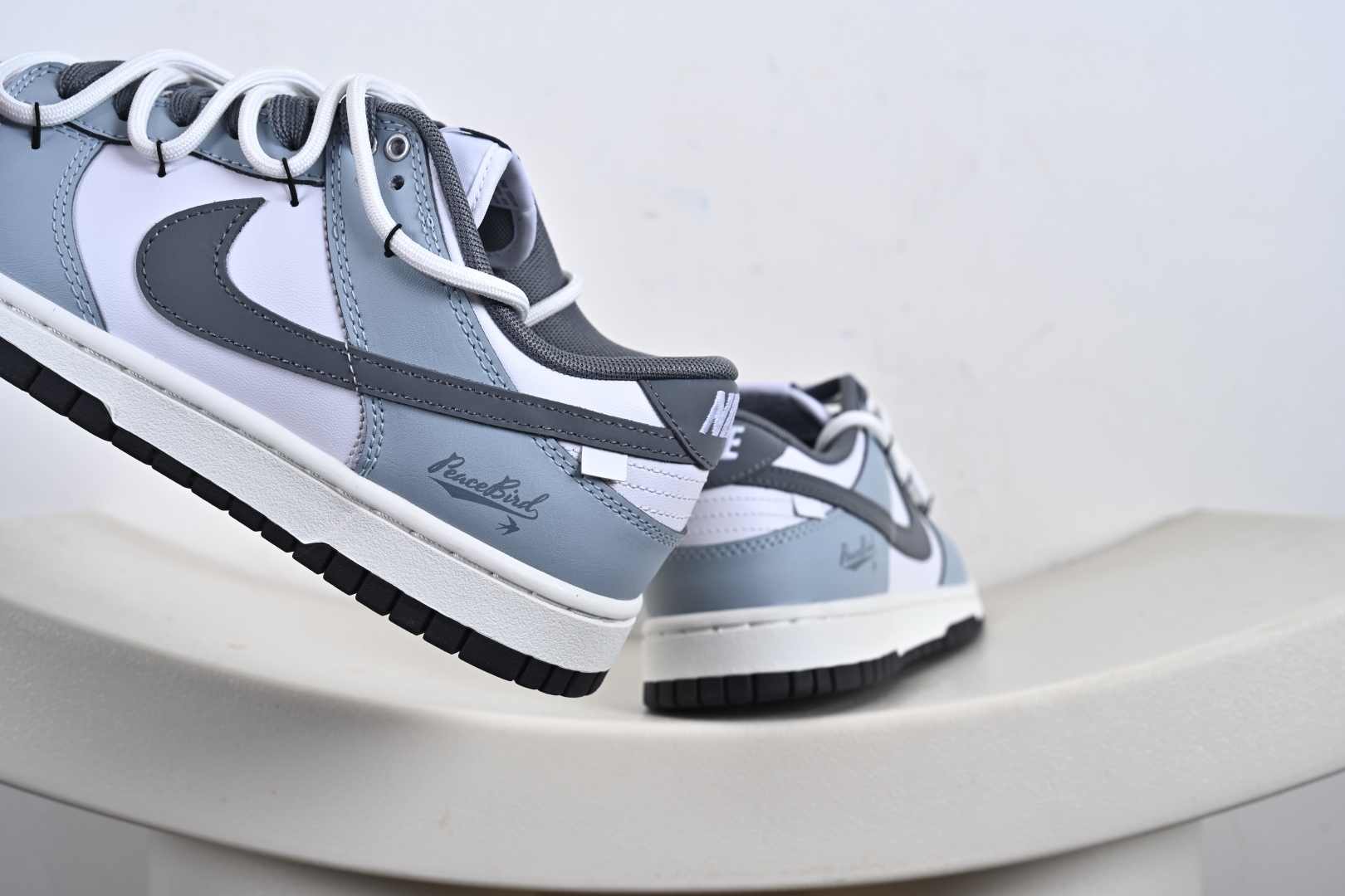 纯原 Nike Dunk Low × Peacebird夜幕 雾霾蓝 BG0510-058