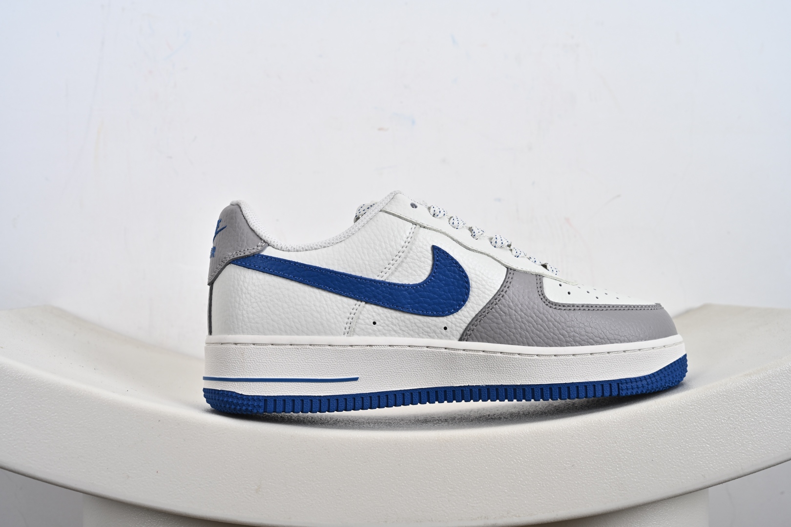 定制版 Gucci x Nike Air Force 1 Low 古驰古奇 x 耐克 空军一号 低帮 联名灰白蓝 休闲运动板鞋 KX2532-502