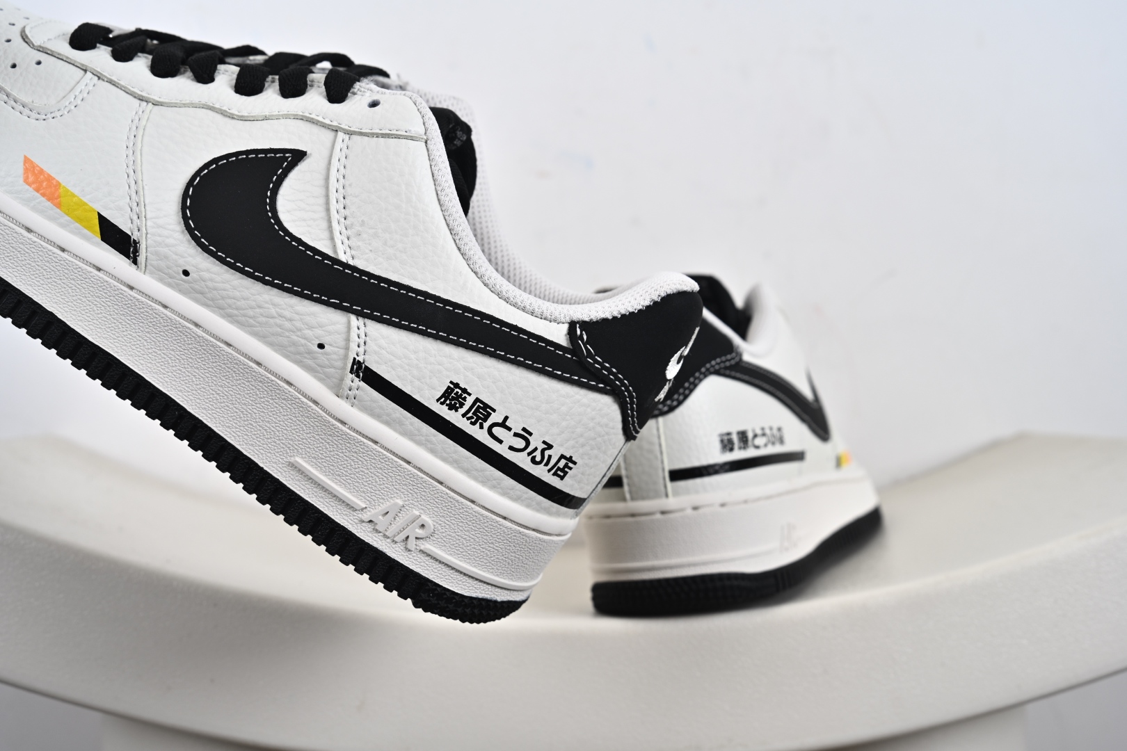 定制版 藤原店 x Nike Air Force 1 Low 藤原店 x 耐克 空军一号 低帮 联名米白黑 休闲运动板鞋 KX2532-503