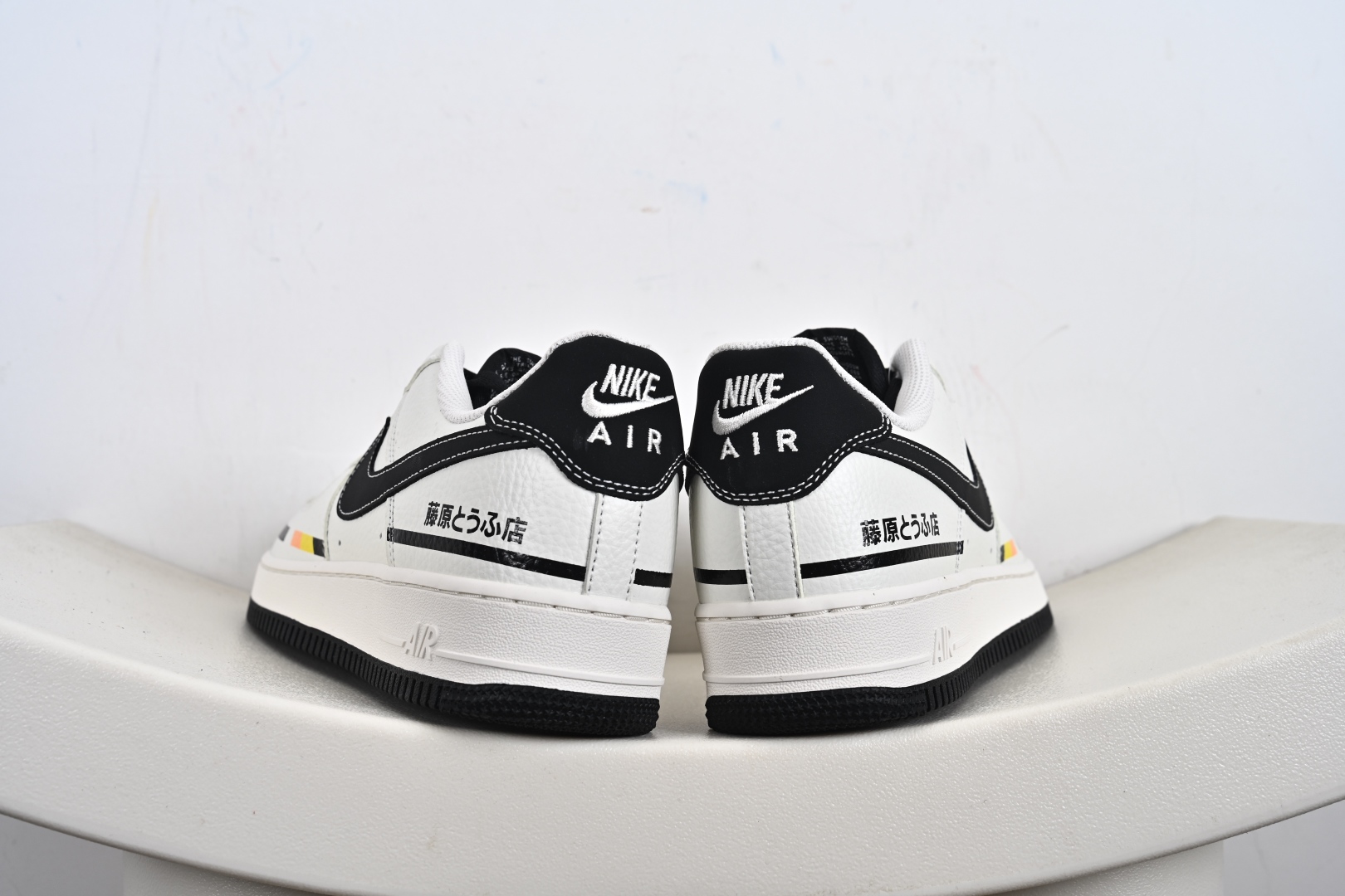 定制版 藤原店 x Nike Air Force 1 Low 藤原店 x 耐克 空军一号 低帮 联名米白黑 休闲运动板鞋 KX2532-503
