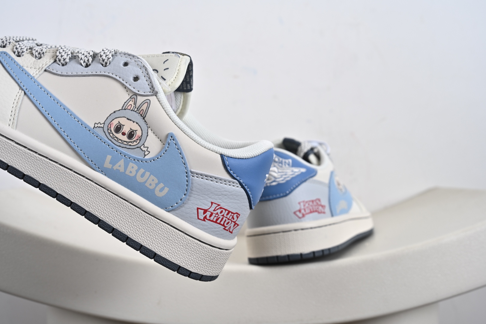 Fragment x Travis Scott x LV Air Jordan 1 Low 三方联名倒钩 HS8068-058