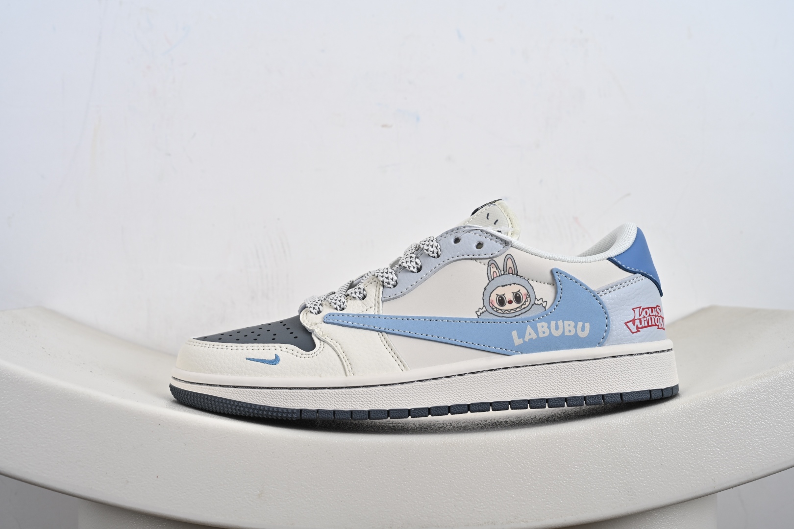 Fragment x Travis Scott x LV Air Jordan 1 Low 三方联名倒钩 HS8068-058