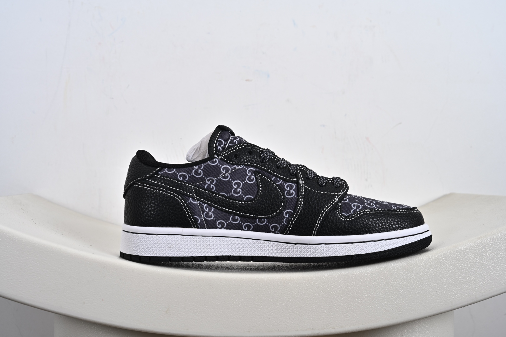 Travis Scott x Fragment Design x Air Jordan 1 Low OG SP AJ1 乔1 古驰联名 黑荔纹 低帮文化休闲板鞋 DZ5899-002