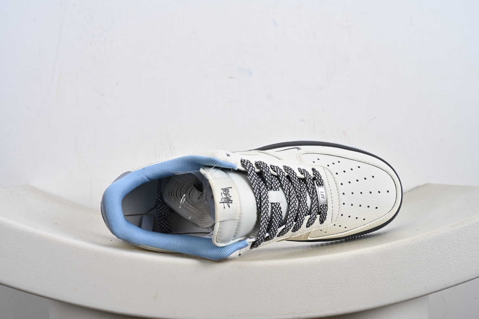Stussy x Nike Air Force 1 Low 斯图西 x 耐克 空军一号 低帮 联名白灰蓝 QW5606-267