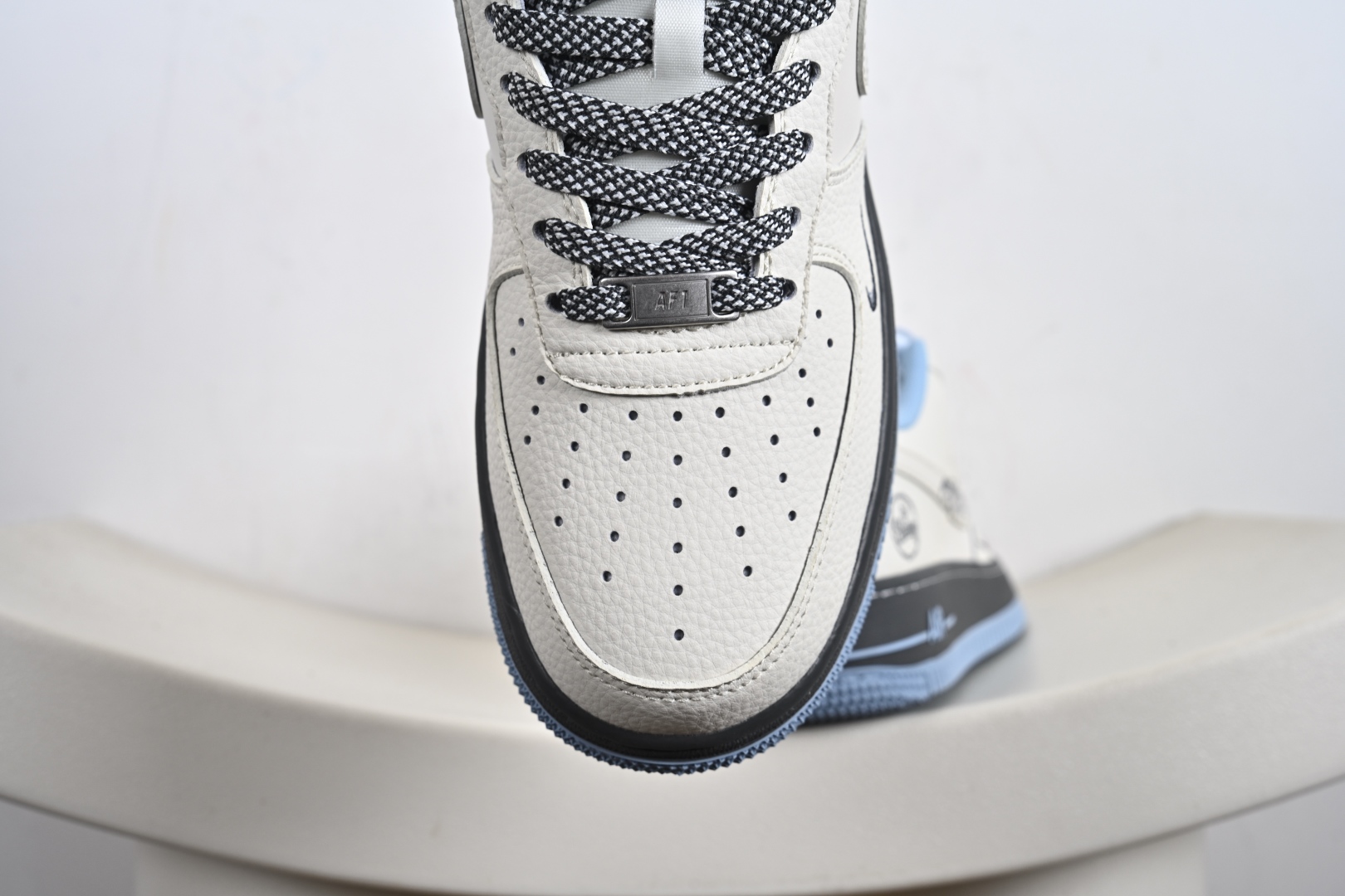 Stussy x Nike Air Force 1 Low 斯图西 x 耐克 空军一号 低帮 联名白灰蓝 QW5606-267