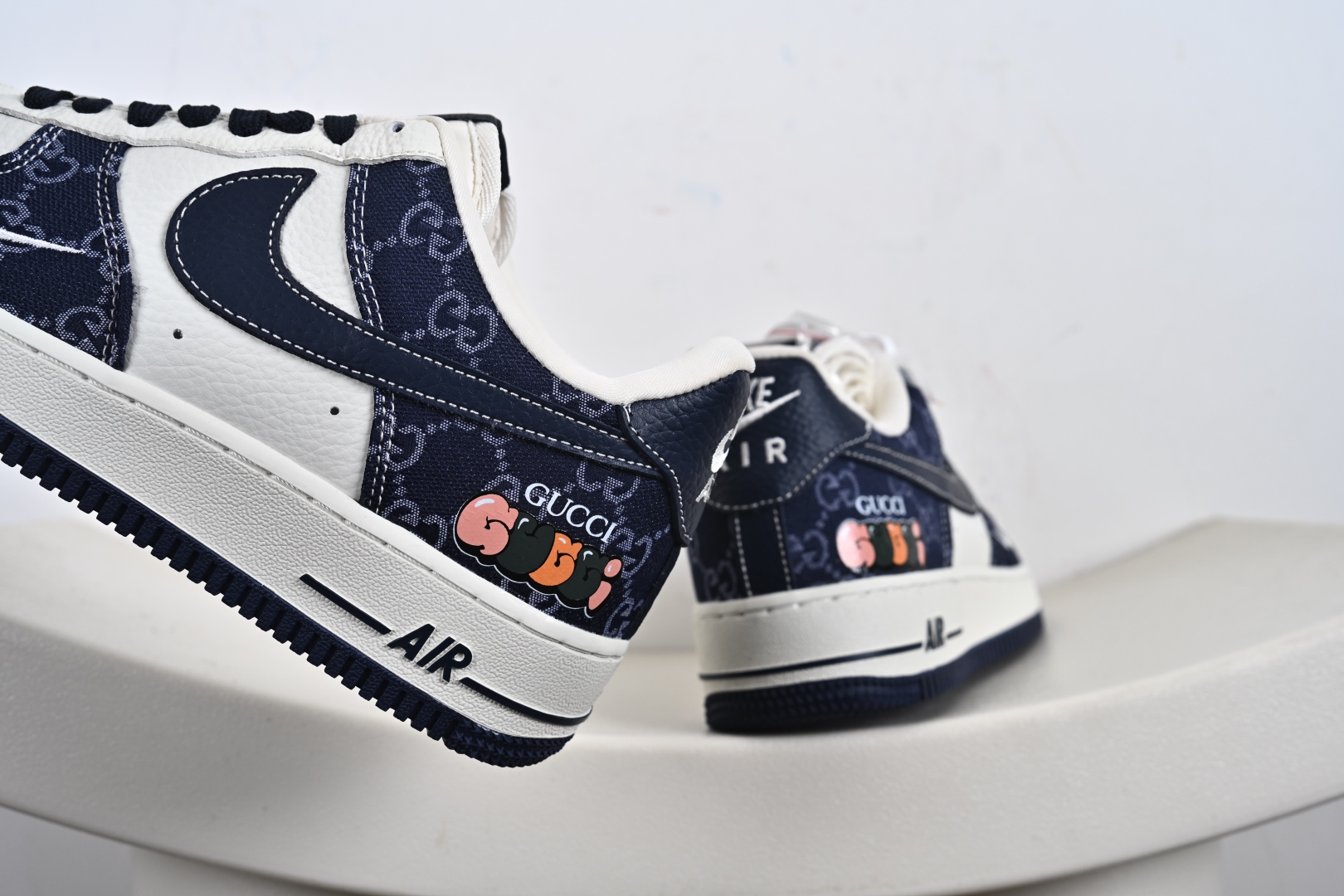 NIke Air Force 1 '07 Low 古驰联名--藏蓝牛仔 空军一号低帮 运动鞋 休闲鞋 SC0601-568