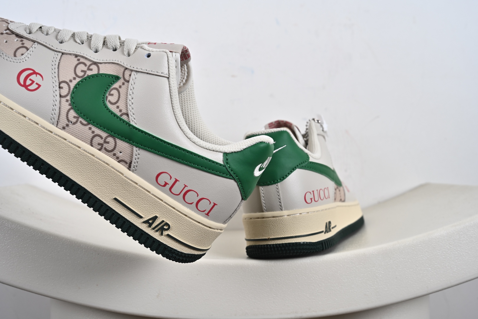 240 NIke Air Force 1 '07 Low “古驰联名——灰绿勾”空军一号 低帮 运动鞋 休闲鞋 AH8462-003