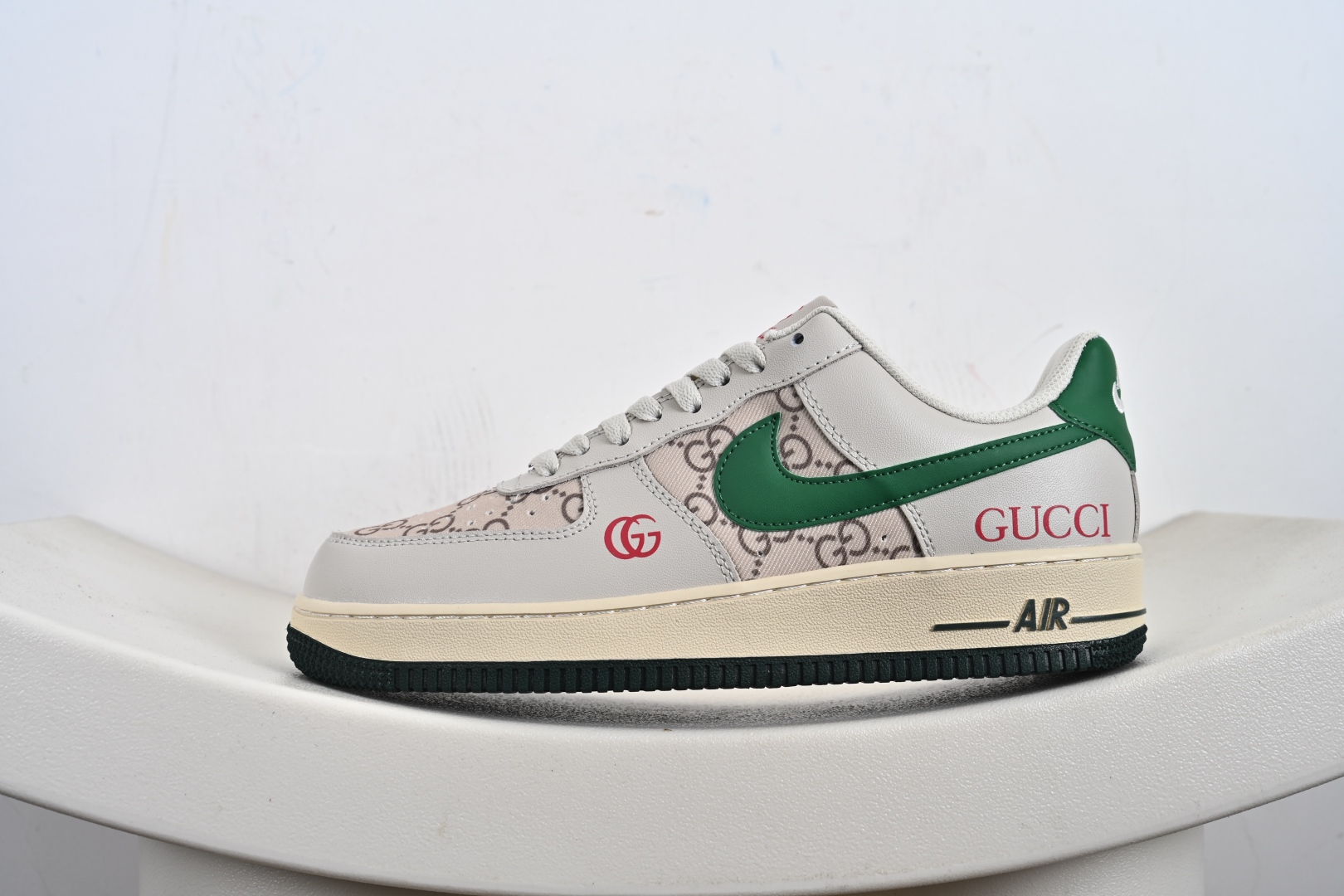 240 NIke Air Force 1 '07 Low “古驰联名——灰绿勾”空军一号 低帮 运动鞋 休闲鞋 AH8462-003