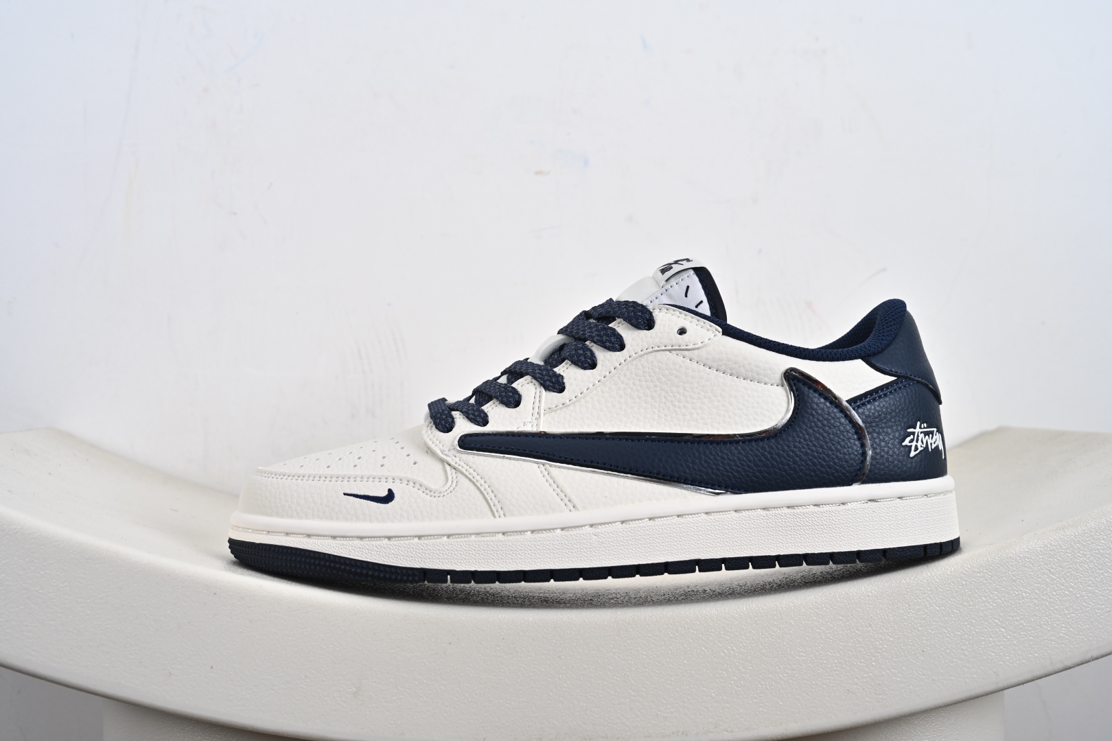 260  定制版 Nike Air Jordan 1 x Travis Scott × Stussy AJ1倒勾 乔一倒钩 ‘DIY’定制 耐克 低帮文化篮球鞋 ST5696-265