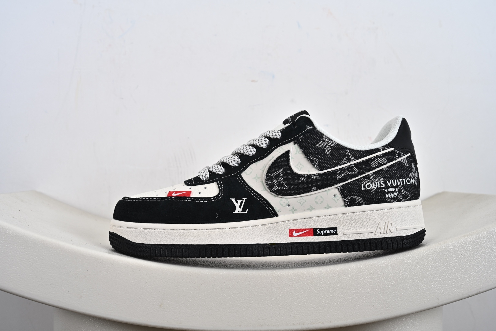 Nike Air Force 1 '07 Low “LV联名——牛仔猪八米黑”空军一号 低帮 运动鞋 休闲鞋 MZ9588-805