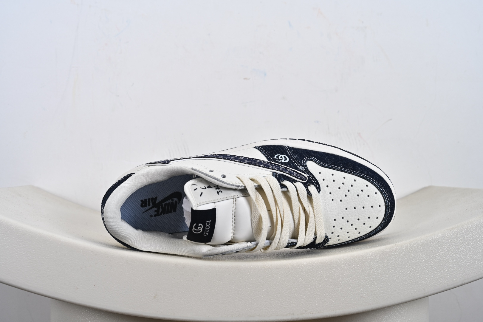 Nike Air Jordan 1 Low 定制配色 古驰联名 定制AJ联名-高端定制 低帮复古文化板鞋 JW1188-147