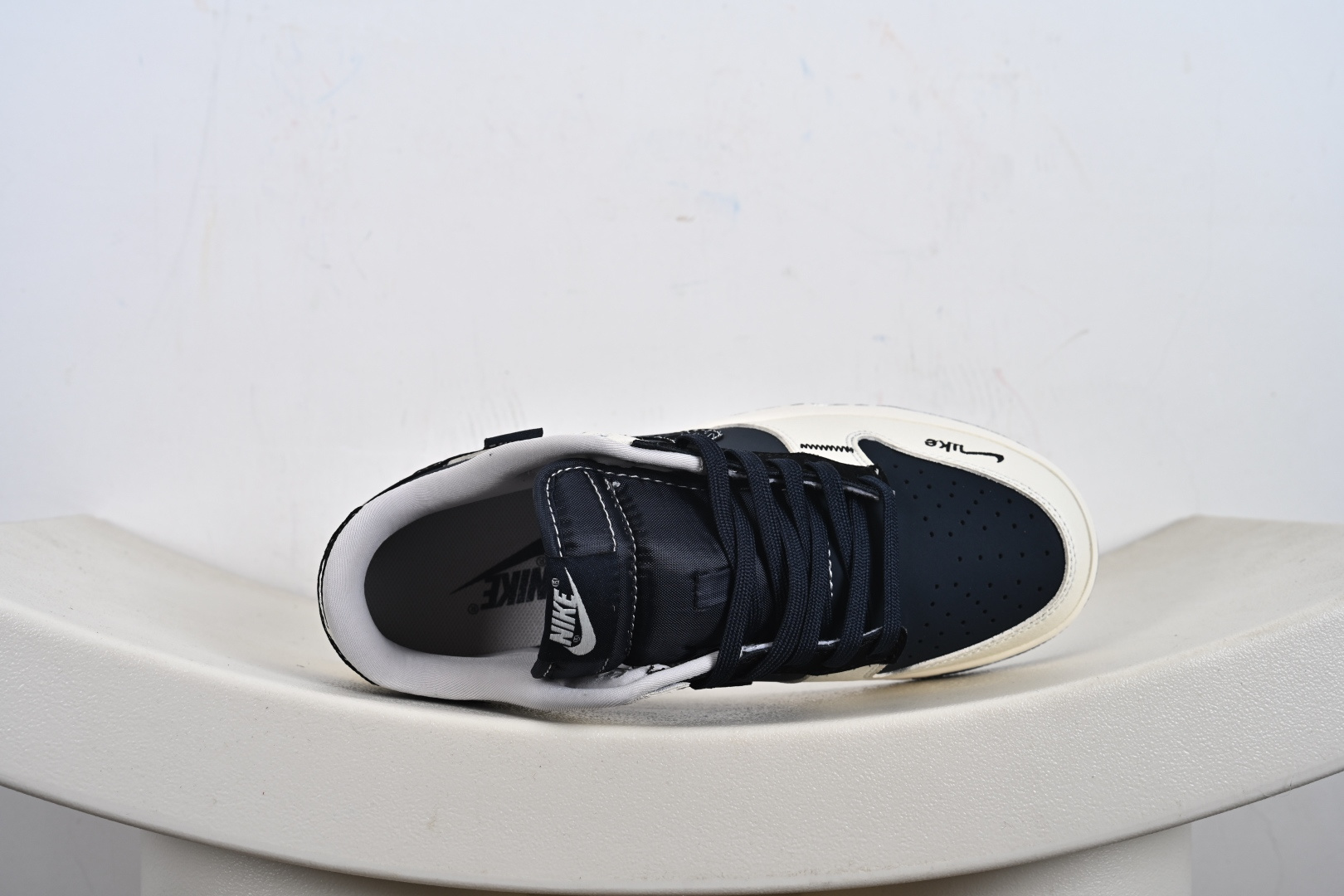 定制版Stussy x NK Dunk SB Low 斯图西 x SB 低帮 联名米白蓝 SR2025-001