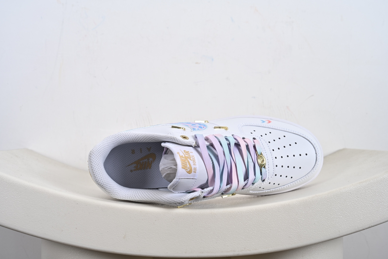 定制版NK Air Force 1'07 Low 四勾莫奈印象 空军一号低帮休闲板鞋 ZH0316-105