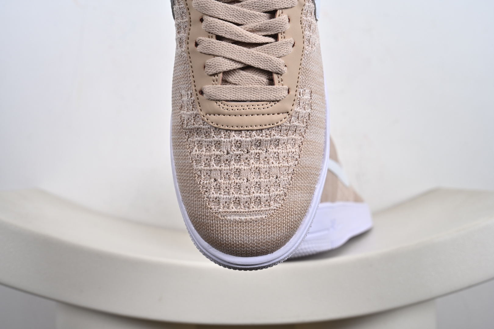 Nike Air Force 1 Low 飞织卡其色 透气空军一号低帮休闲板鞋 CI0051-200