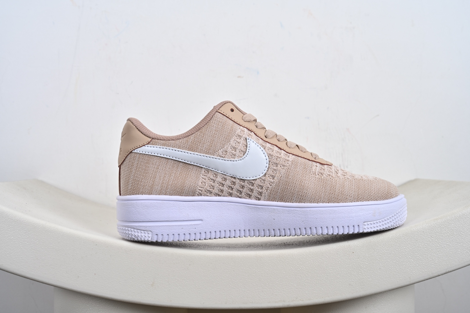 Nike Air Force 1 Low 飞织卡其色 透气空军一号低帮休闲板鞋 CI0051-200