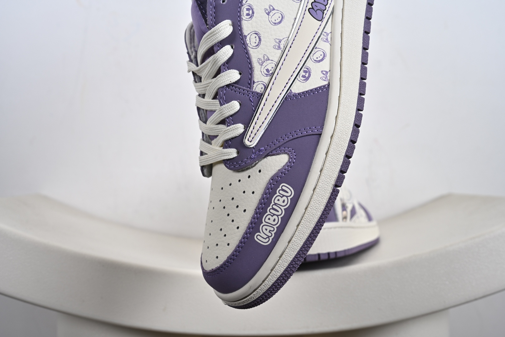 Travis Scott x Fragment Design x Jordan Air Jordan 1 Low OG SP “Labubu联名---奶白紫” LD2028-058