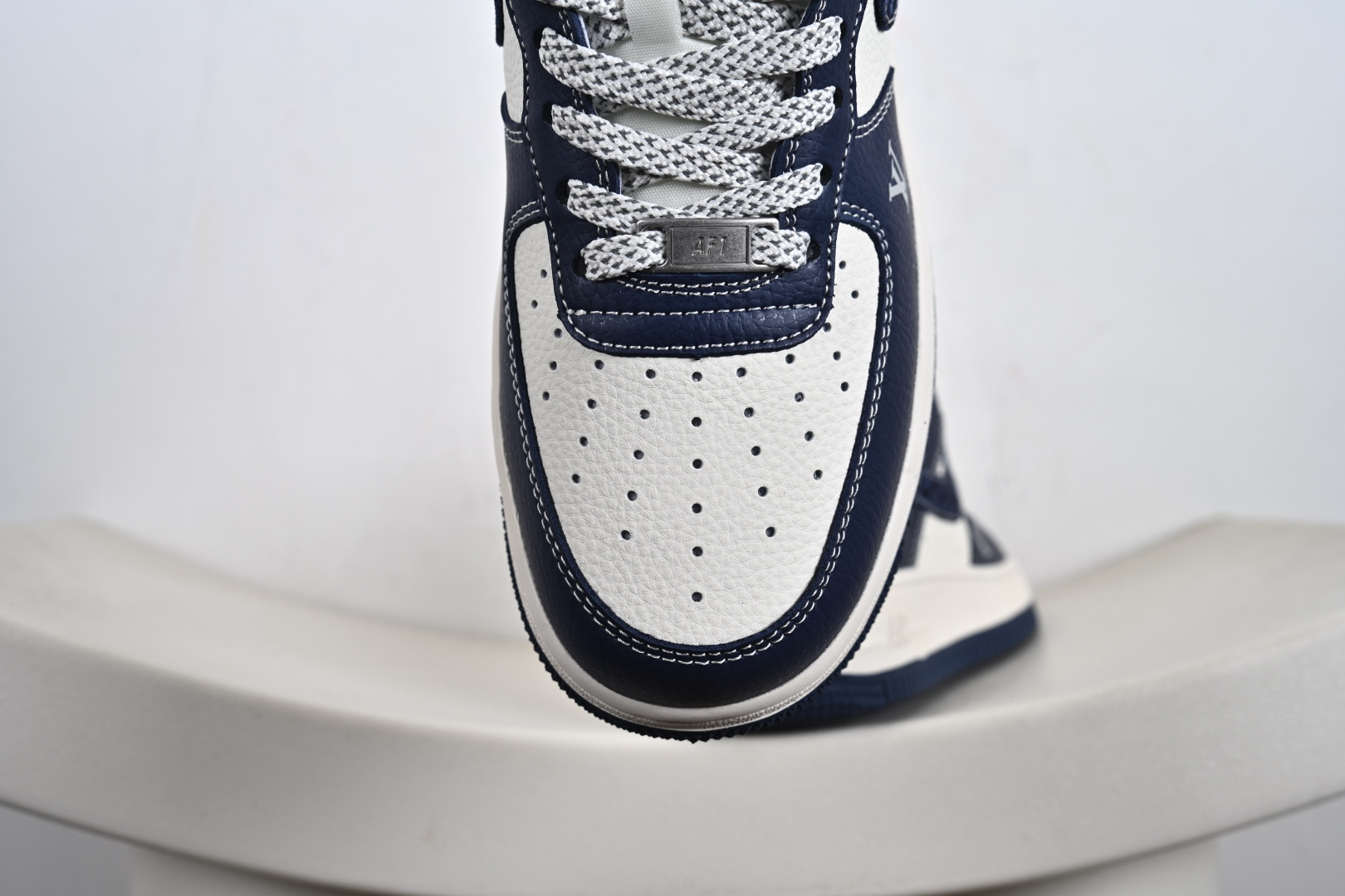 定制版Nike Air Force 1'07 Low LV联名 海军蓝腰果花 空军一号低帮休闲板鞋 JP8028-009