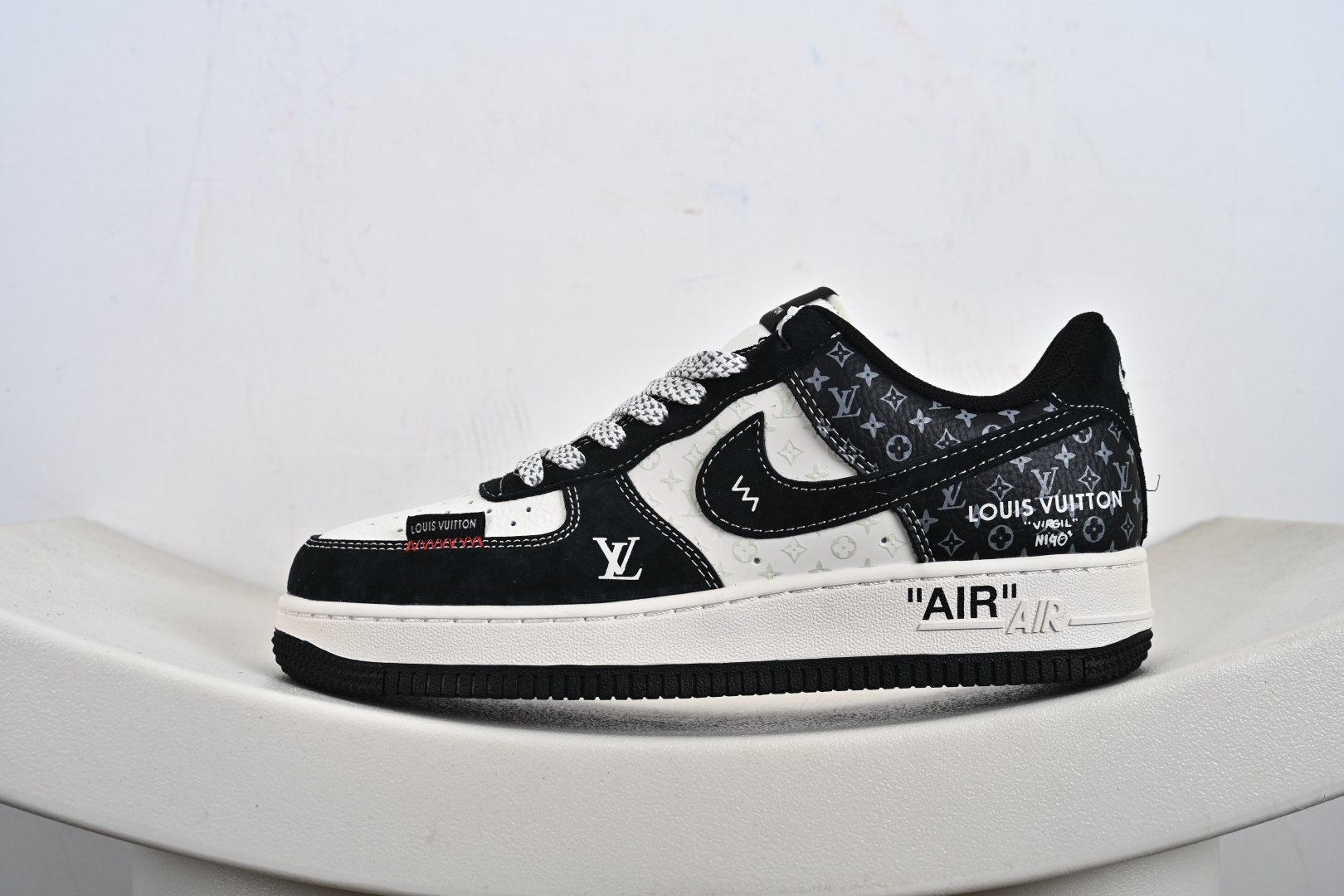 定制版Nike Air Force 1'07 Low LV联名 缝织标印花 空军一号低帮休闲板鞋 CX5050-Y10