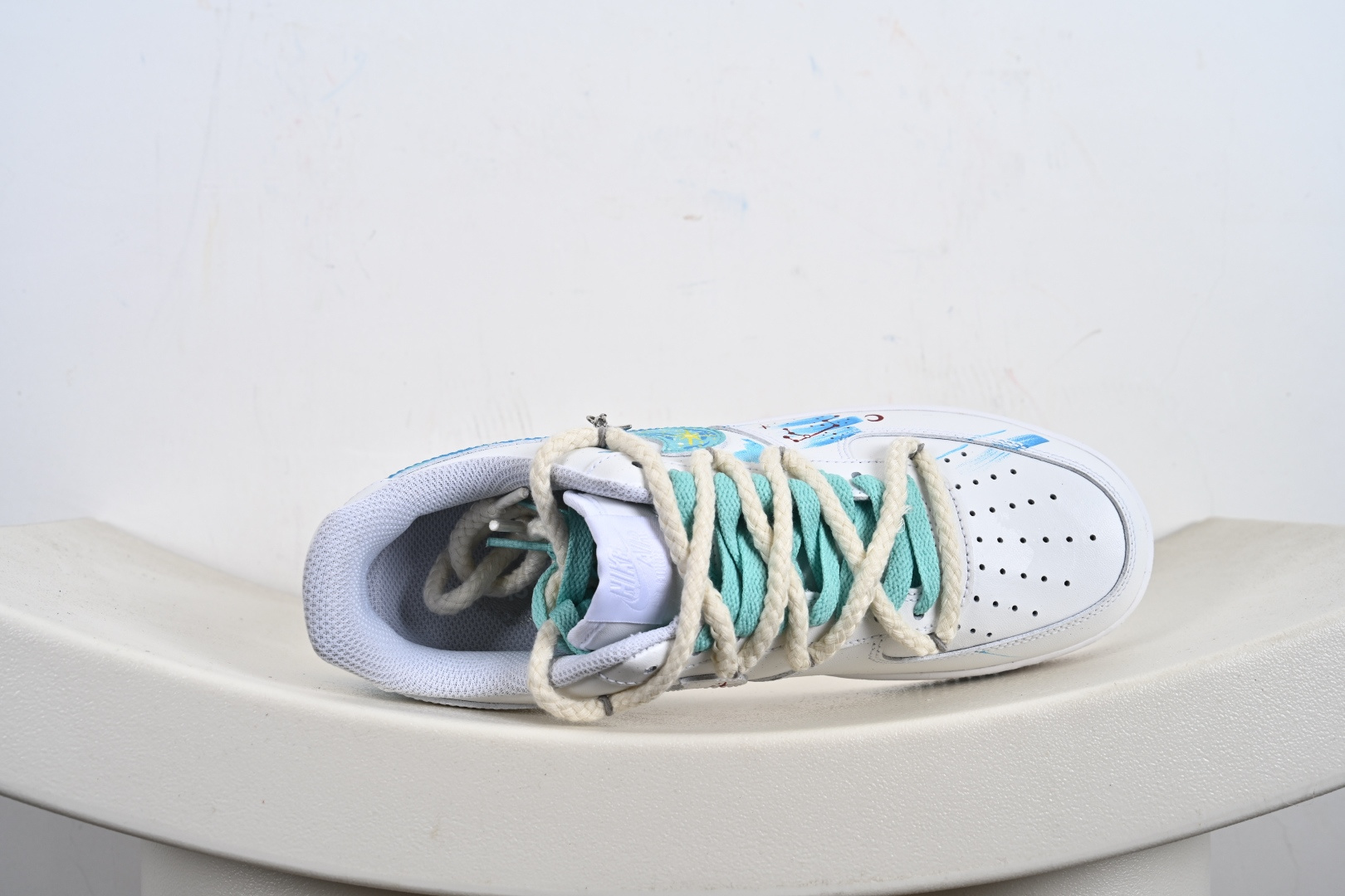 定制版NK Air Force 1'07 Low ”Aries” 手绘涂鸦十二星座系列 白羊座 空军一号低帮休闲板鞋 星座321-419