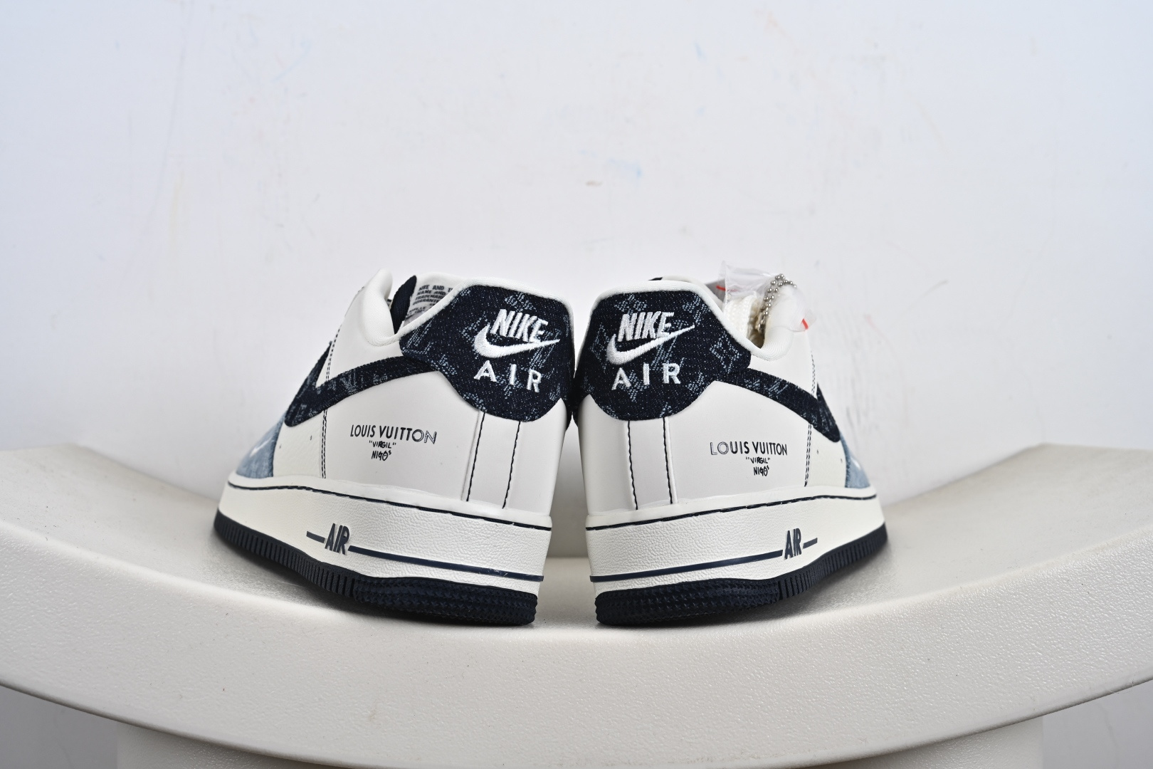 定制版Louis Vuitton x Nike Air Force 1 Low 路易威登LV x 耐克 空军一号 低帮 SC0601-556