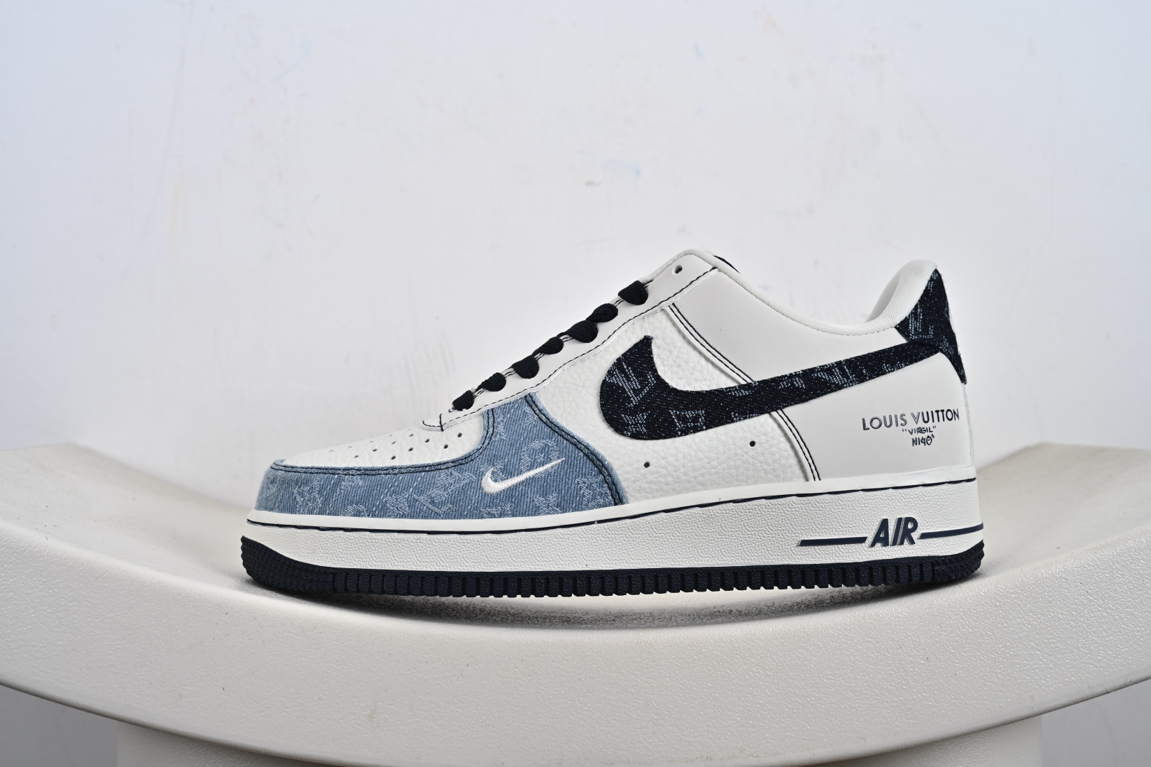 定制版Louis Vuitton x Nike Air Force 1 Low 路易威登LV x 耐克 空军一号 低帮 SC0601-556