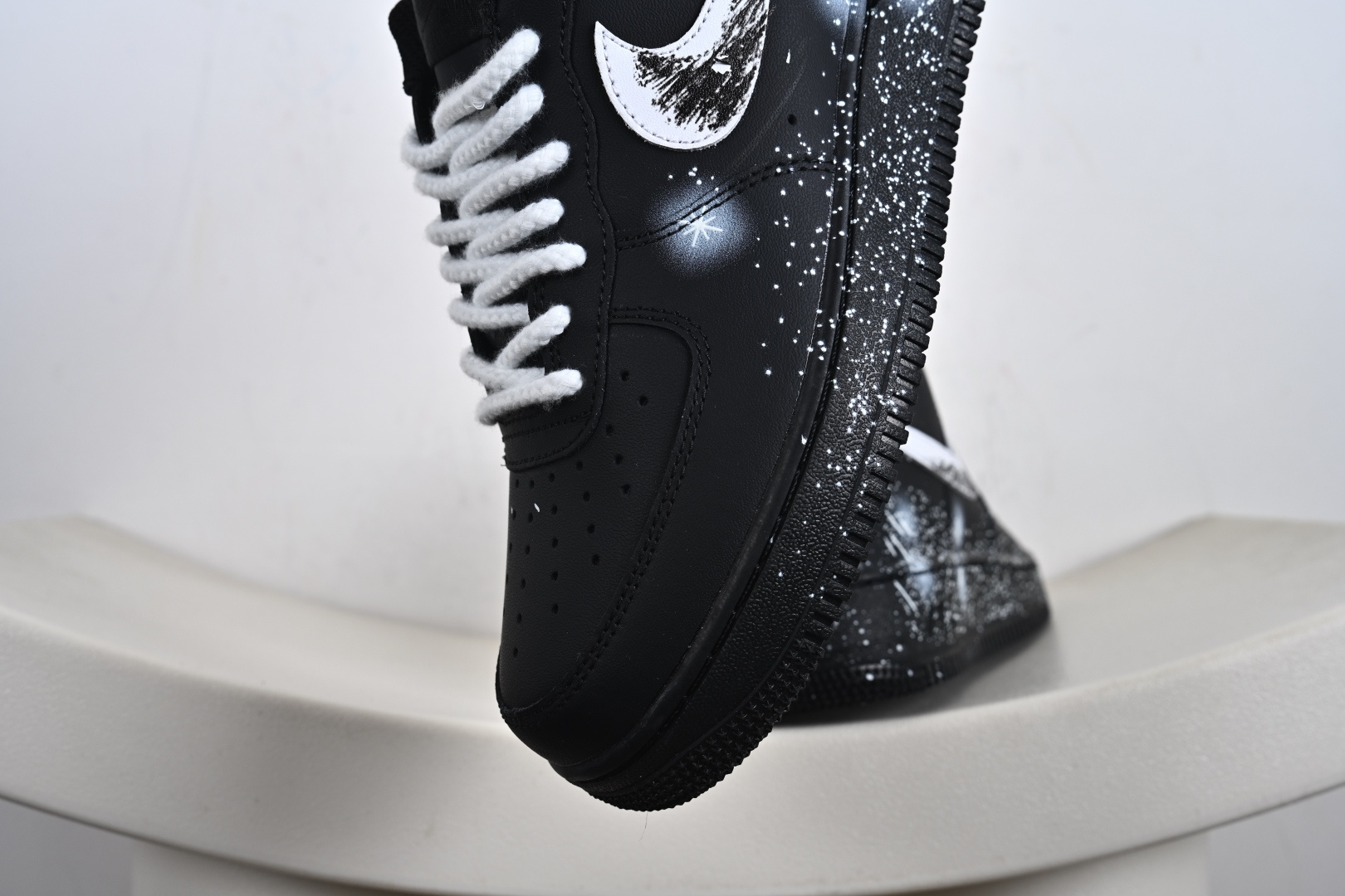 定制版Nike Air Force 1 Low’07 繁星似点 手绘 泼墨 空军一号低帮休闲板鞋 ZH0316-101