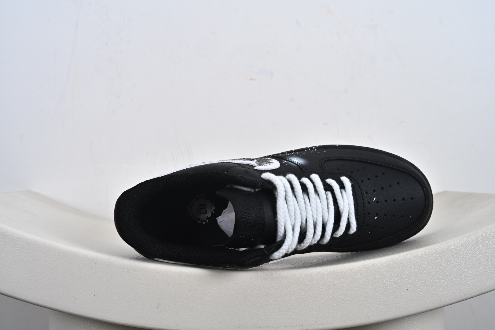 定制版Nike Air Force 1 Low’07 繁星似点 手绘 泼墨 空军一号低帮休闲板鞋 ZH0316-101