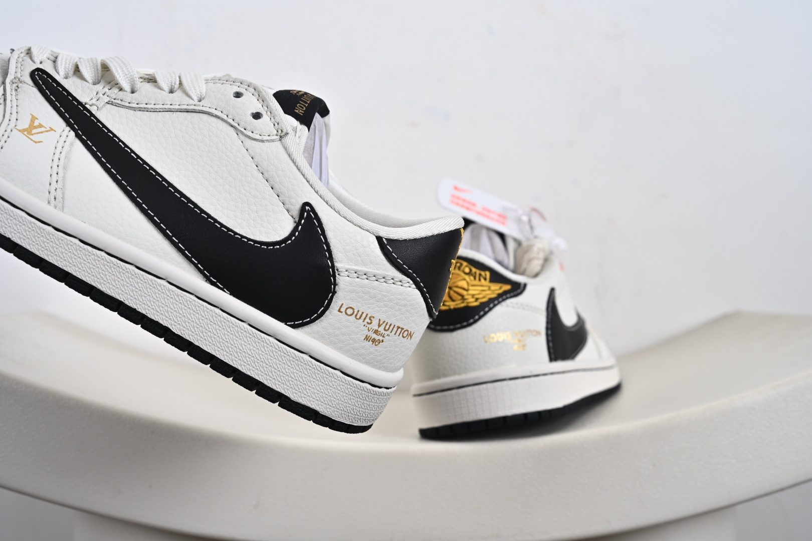 Travis Scott x Fragment Design x Jordan Air Jordan 1 Low OG SP “LV联名-米黑金标” JW1188-144