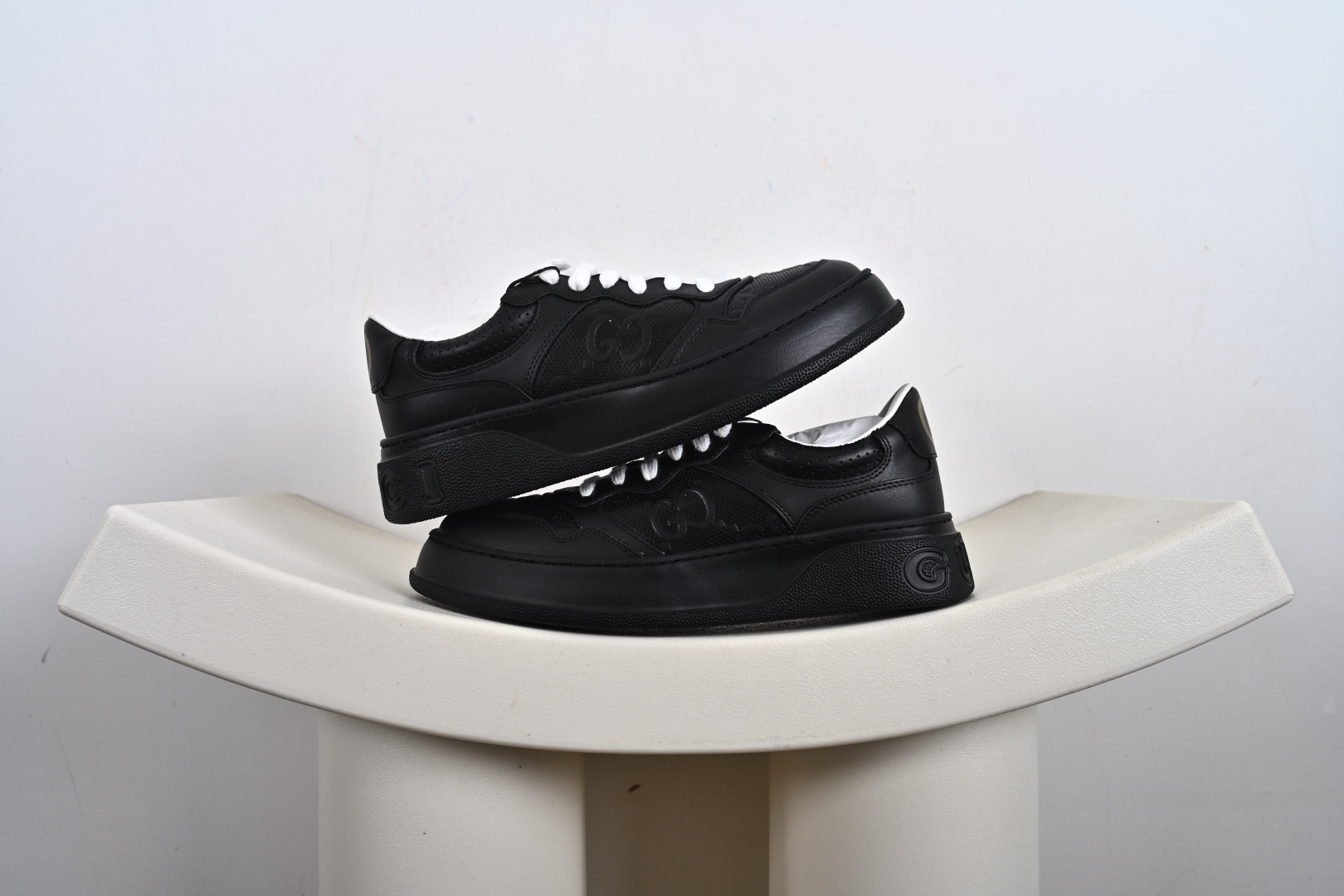 意大利时装奢饰品牌·古驰Gucci Screener GG Wayne Low 韦恩溶解系列经典原型复古百搭做旧老爹厚底板鞋 431942