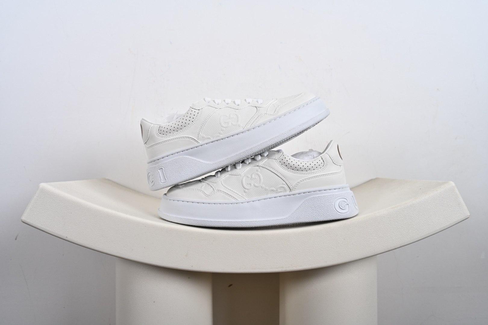 意大利时装奢饰品牌·古驰Gucci Screener GG Wayne Low 韦恩溶解系列经典原型复古百搭做旧老爹厚底板鞋 431942