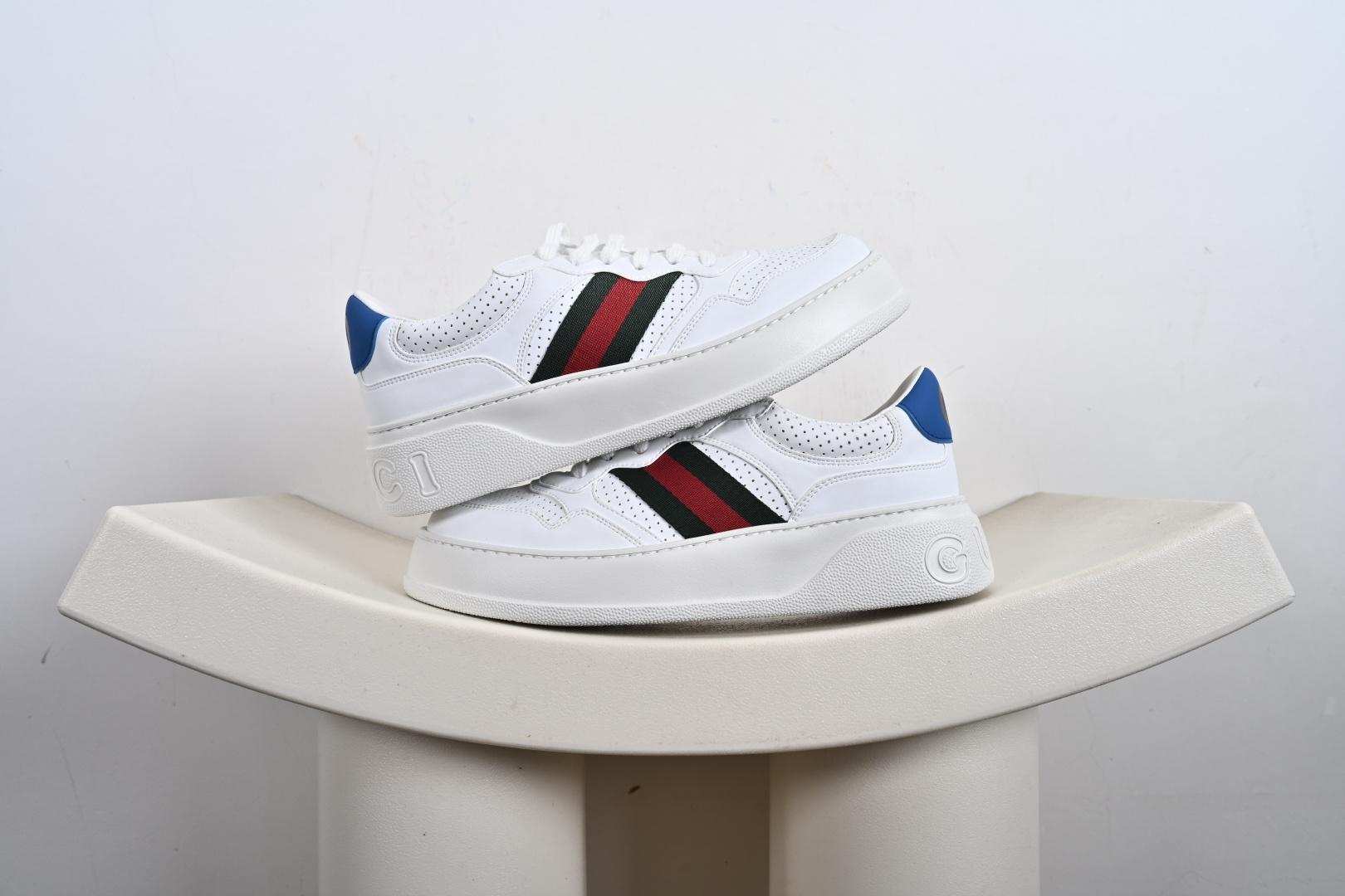 意大利时装奢饰品牌·古驰Gucci Screener GG Wayne Low 韦恩溶解系列经典原型复古百搭做旧老爹厚底板鞋 431942