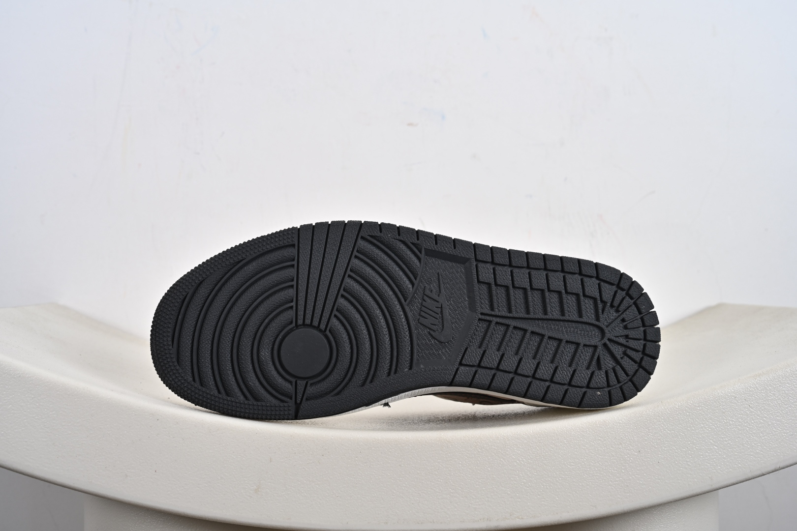 定制版Gucci x Travis Scott x Air Jordan 1 Low 古驰古奇 x AJ1 低帮 白绿帆布倒钩 DZ5899-003