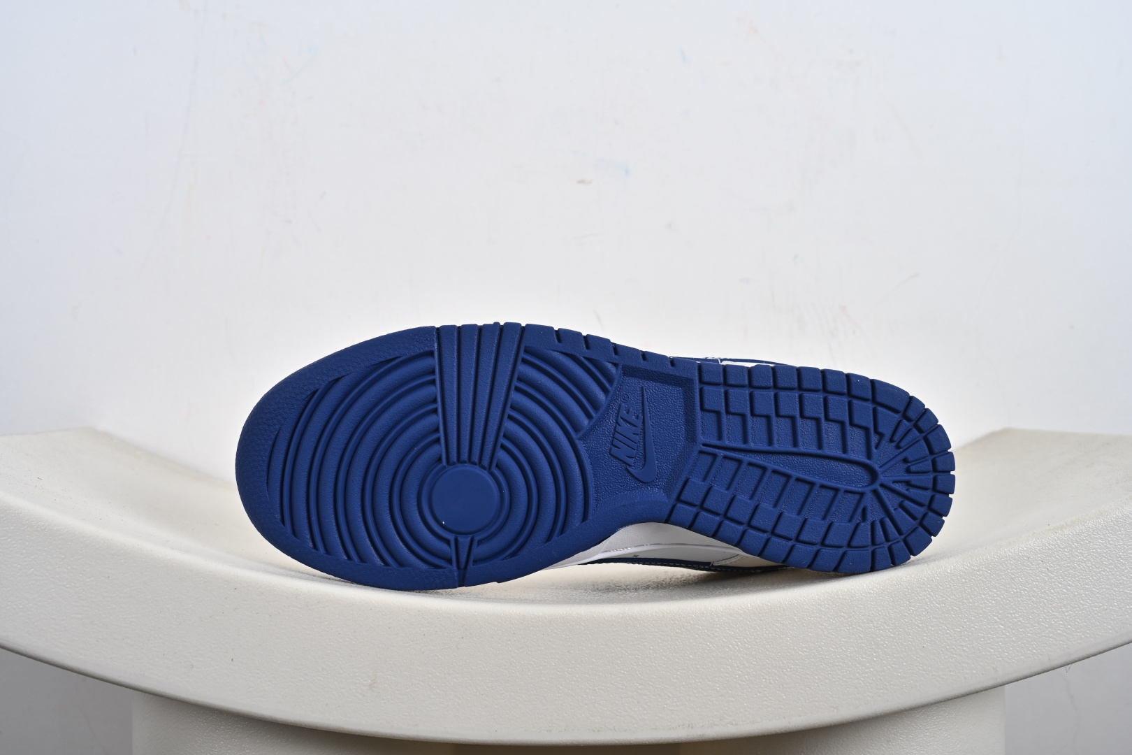 定制版Bape x NK Dunk SB Low Bpae猿人头 x 耐克 SB 低帮 联名米白蓝 XF8698-206