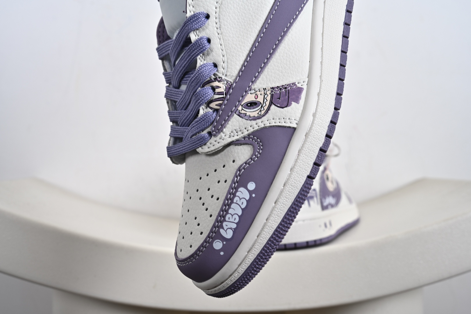 定制版Travis Scott x Fragment Design x Air Jordan 1 Low OG SP AJ1 乔1 Labubu 拉布布联名 低帮文化休闲板鞋 JW1188-164